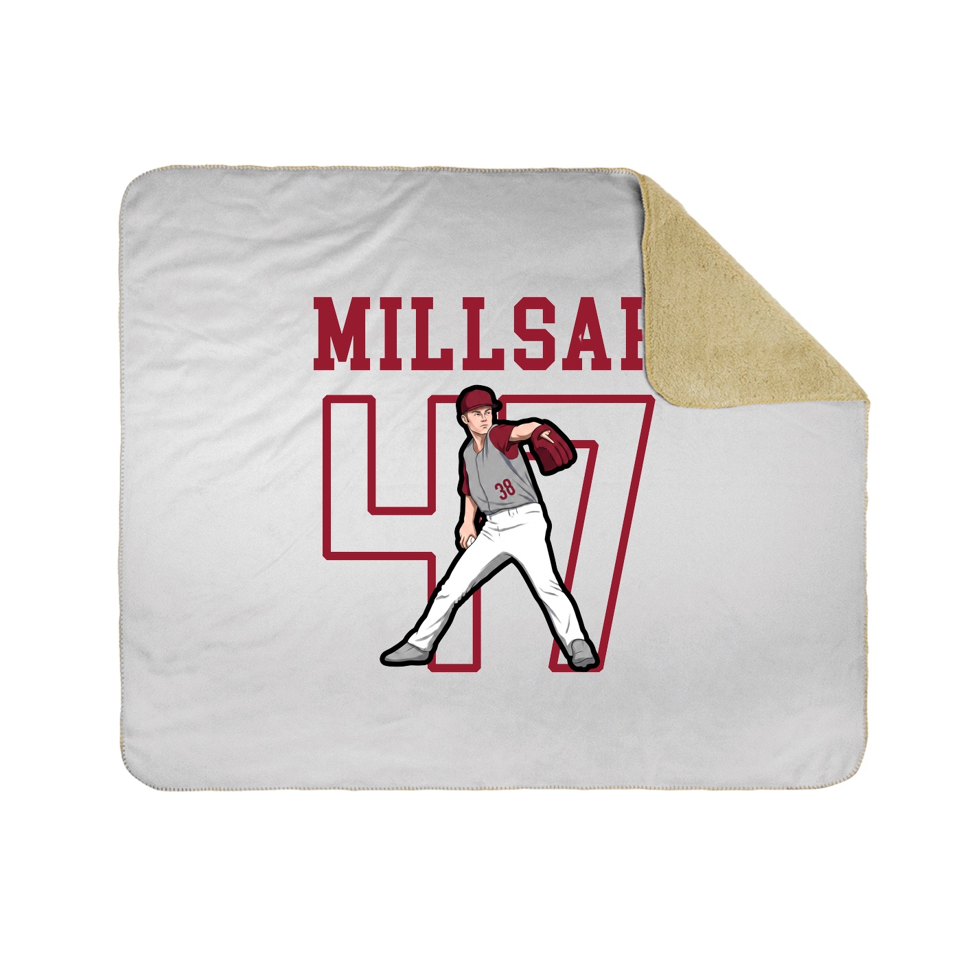 Throw Blanket — Shirsey in White