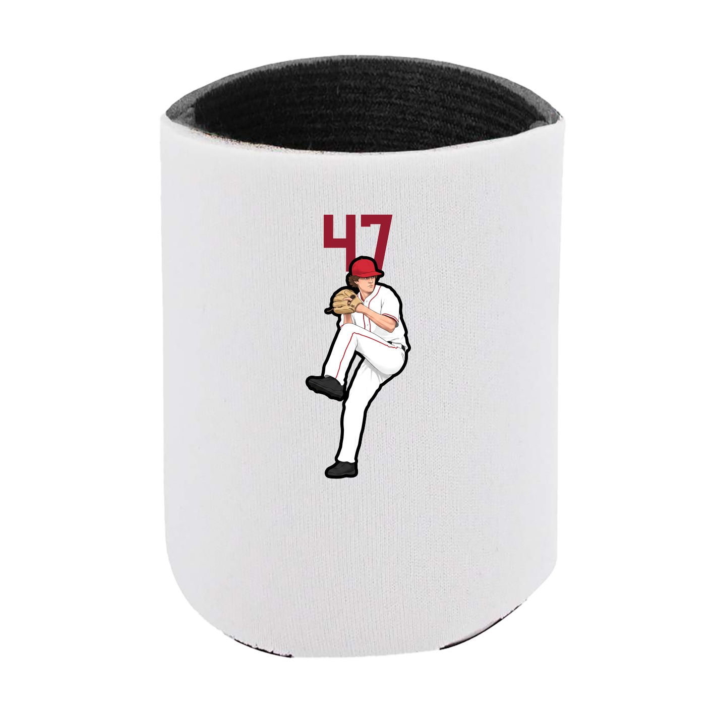 Can Holder — Number Top in White