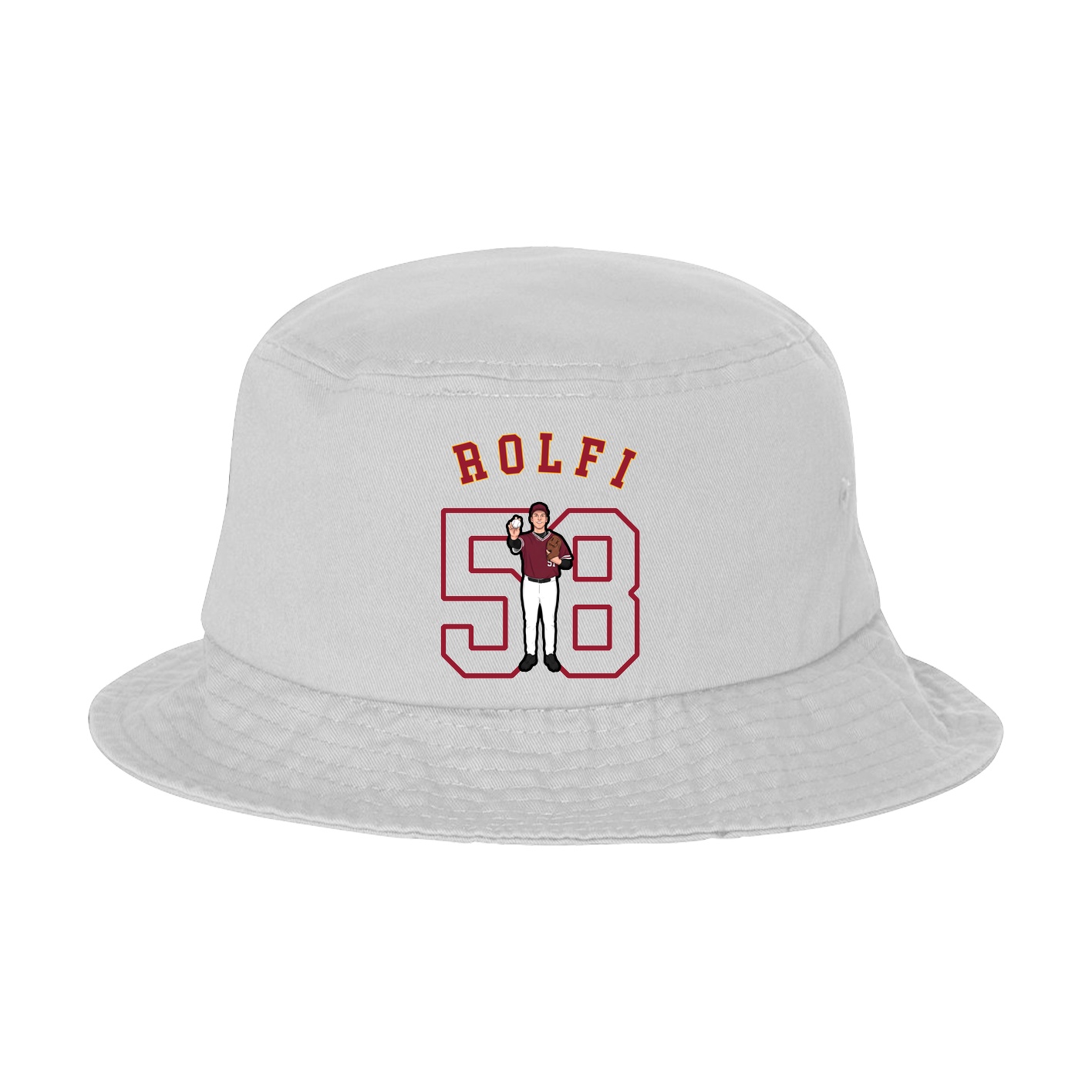 Bucket Cap — Shirsey Arch in White