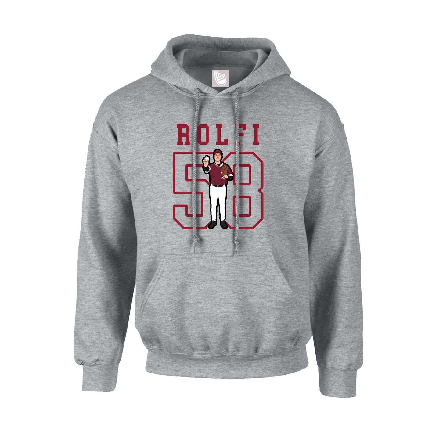 Hoodie — Shirsey in Grey