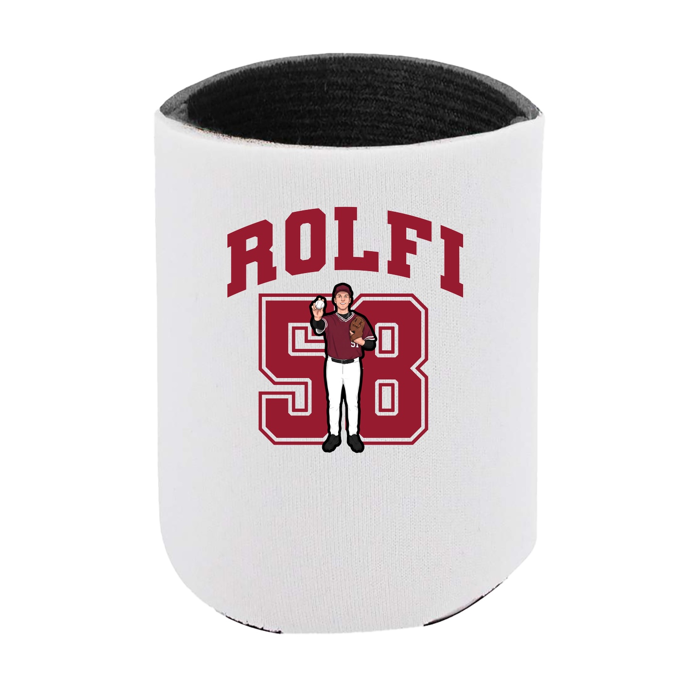 Can Holder — Number in White