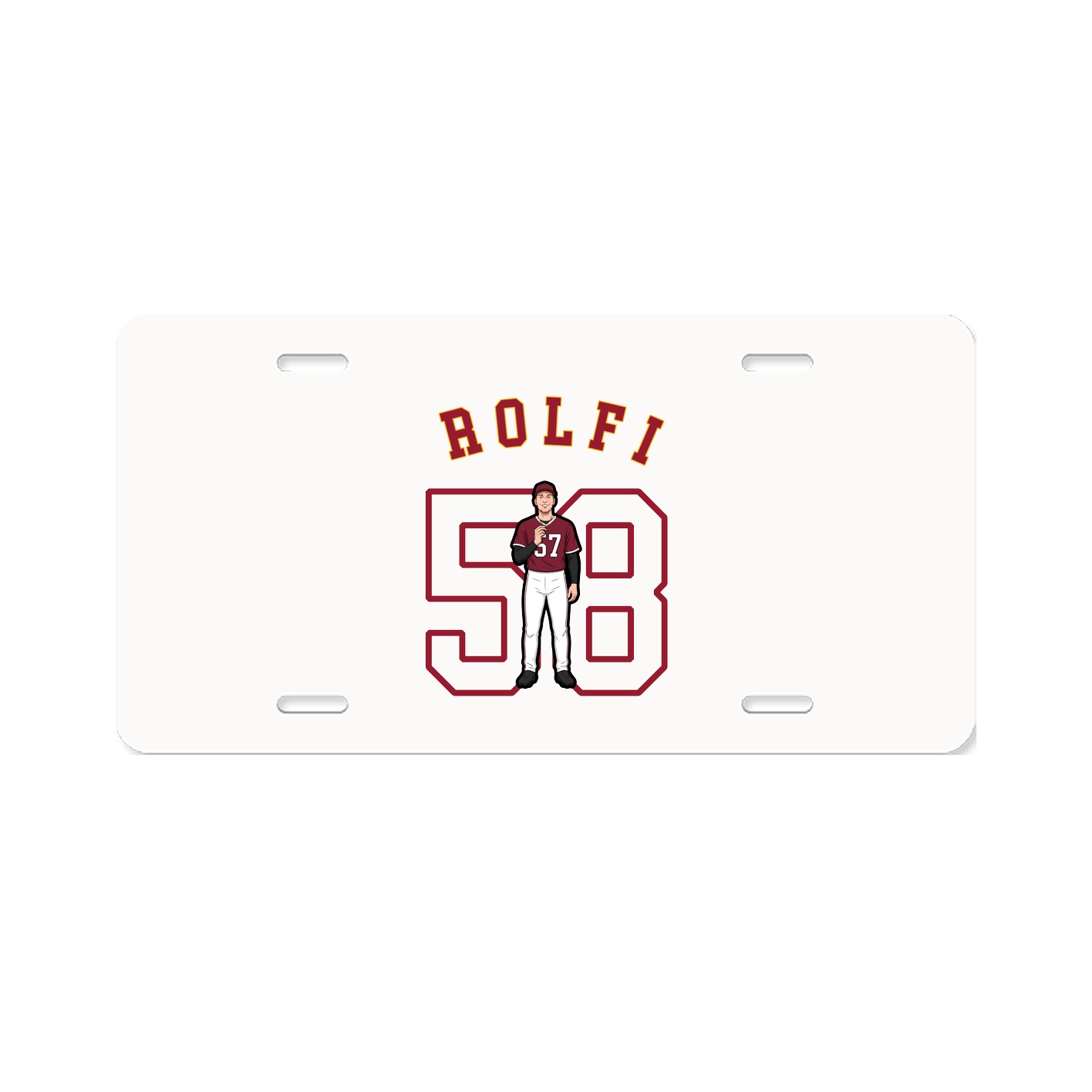 License Plate — Shirsey Arch in Classic
