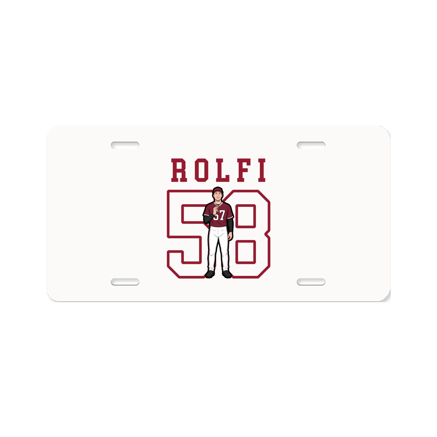 License Plate — Shirsey in Classic