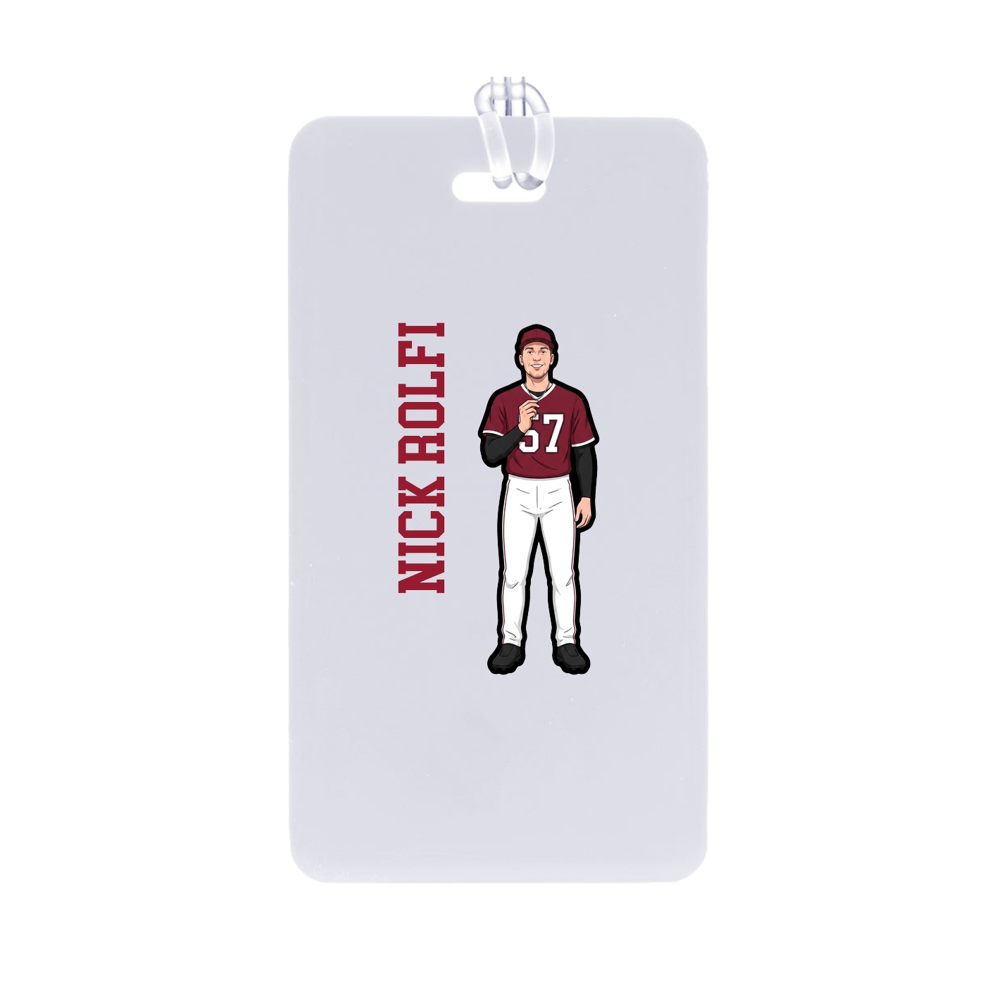 Bag Tag — Name Vertical in Classic
