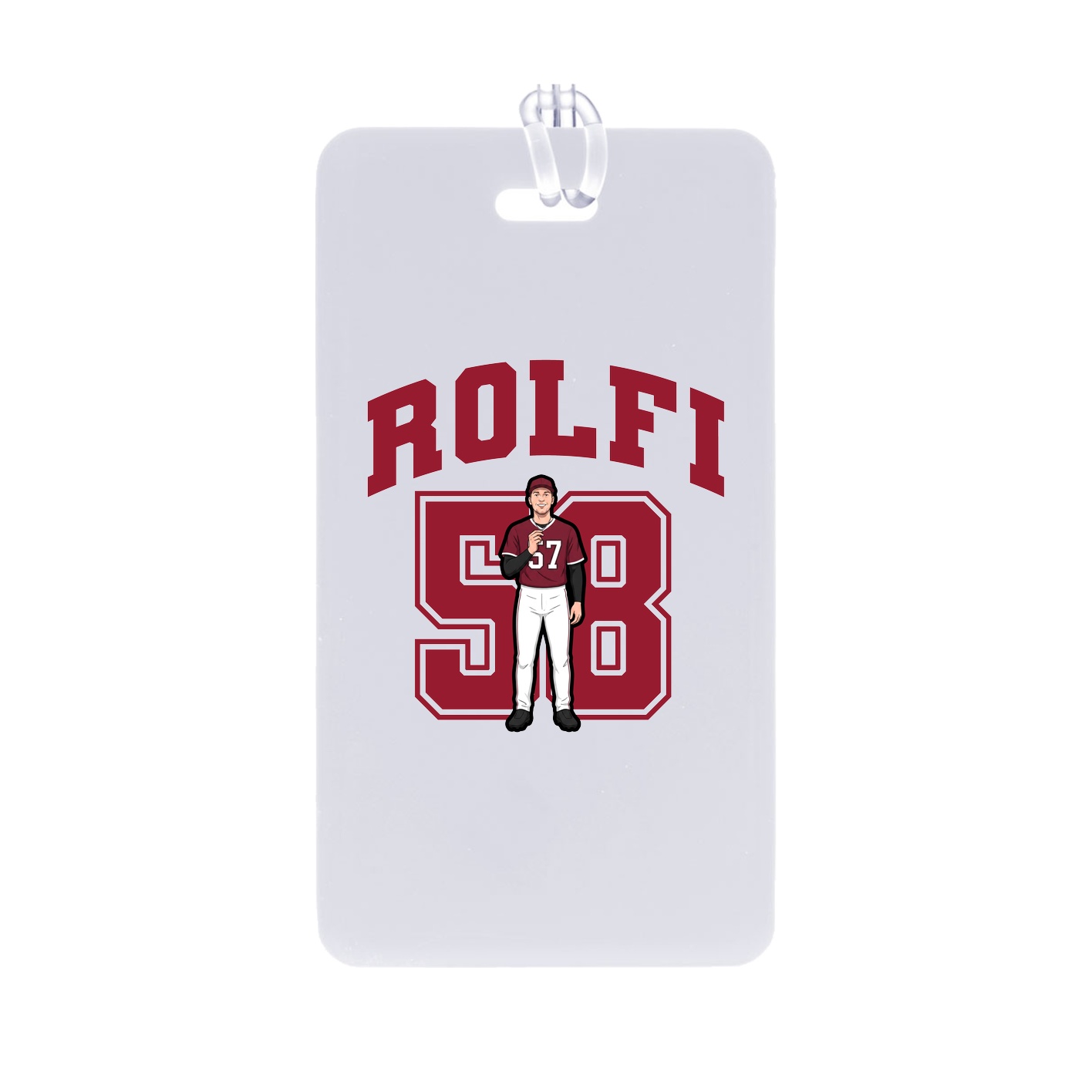 Bag Tag — Number in Classic