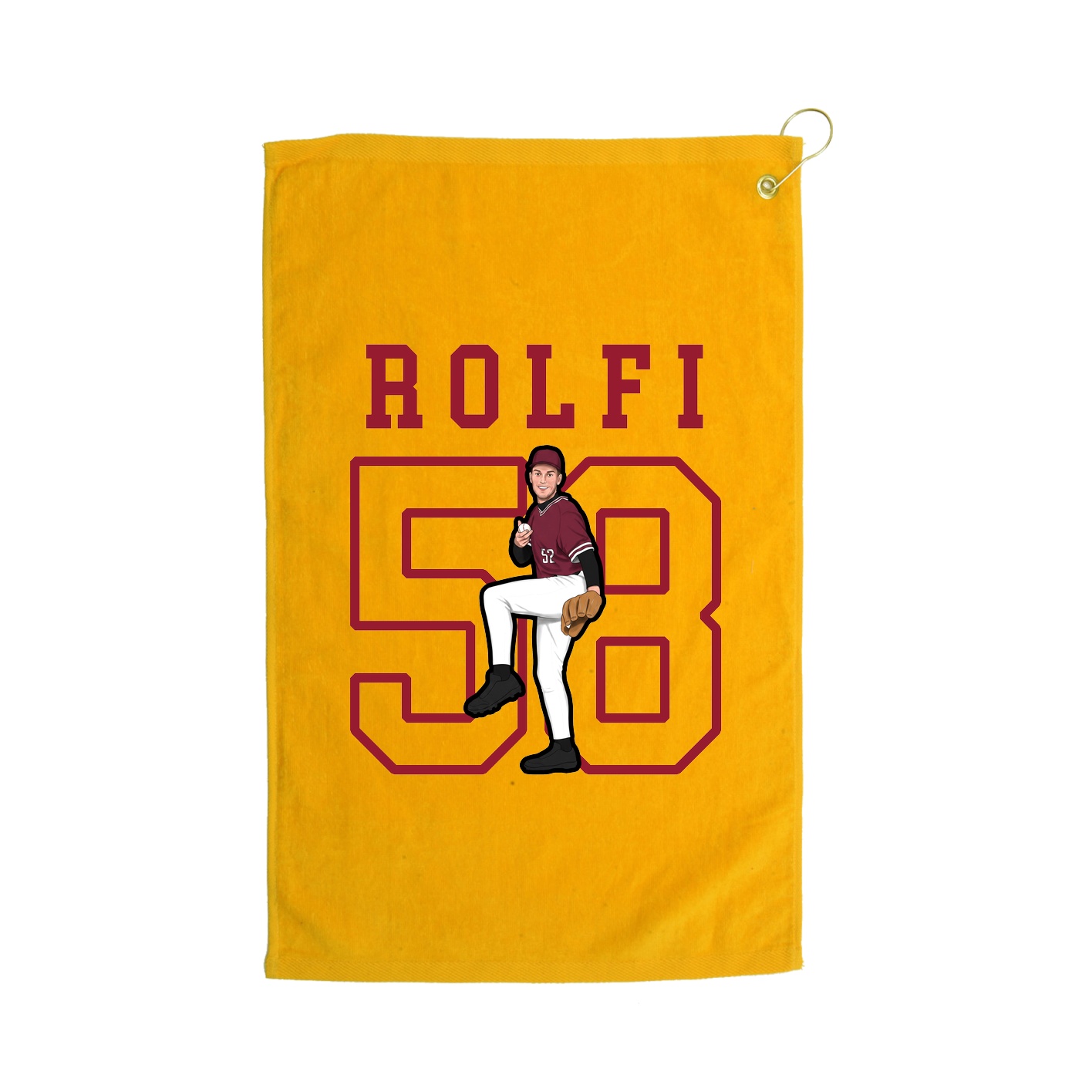 Golf Towel — Shirsey in Gold