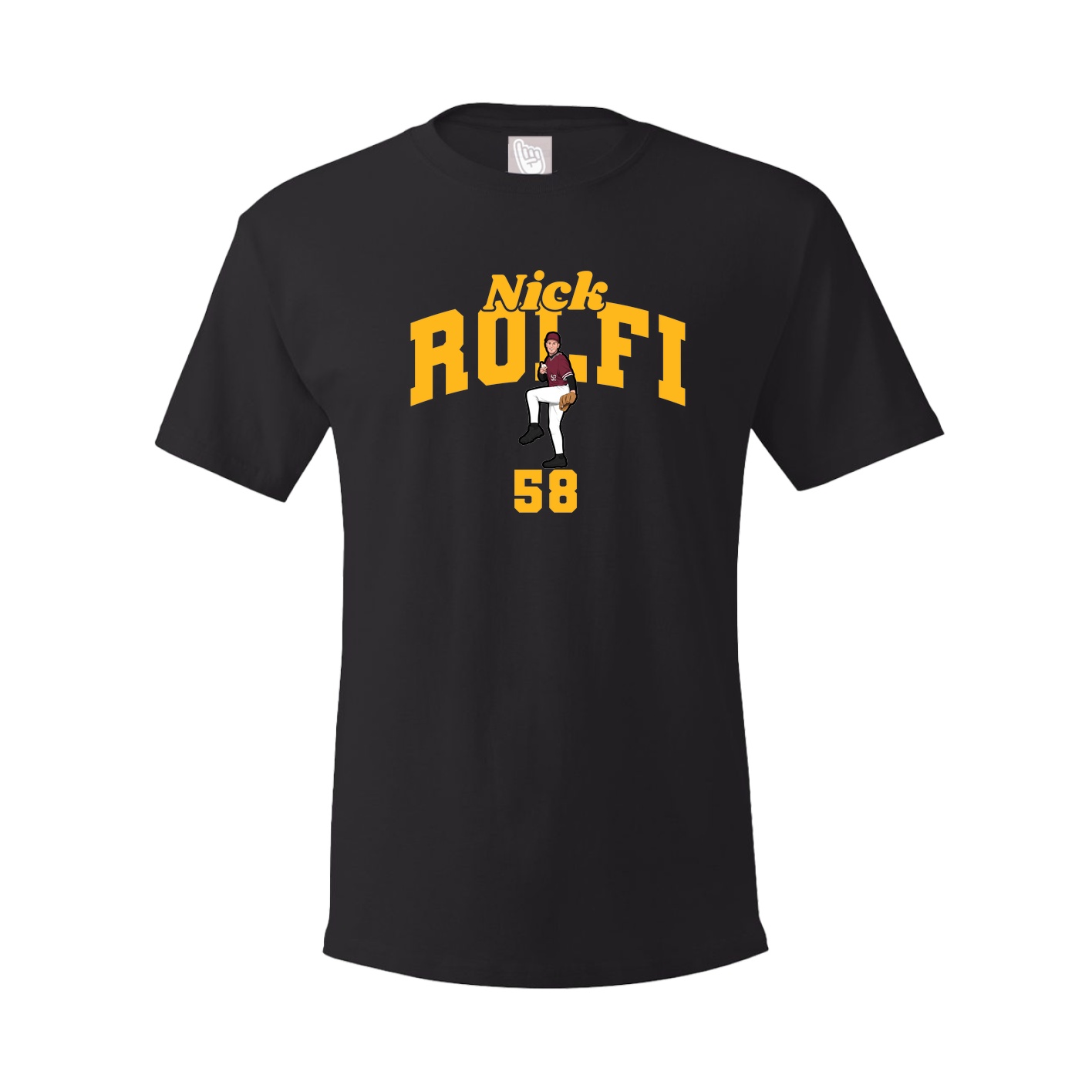 Youth Tee — Signature Arch in Black
