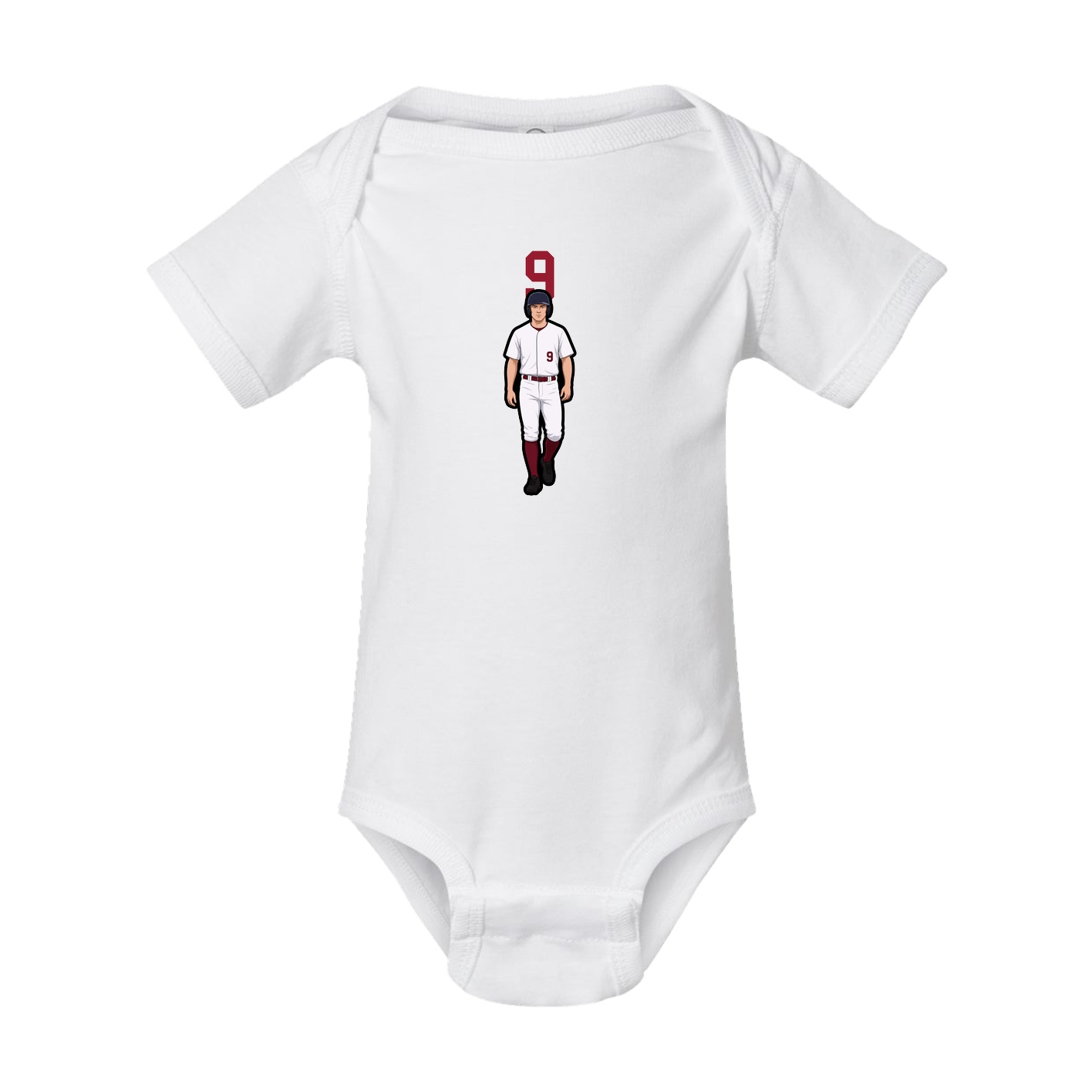Baby Onesie — Number Top in White
