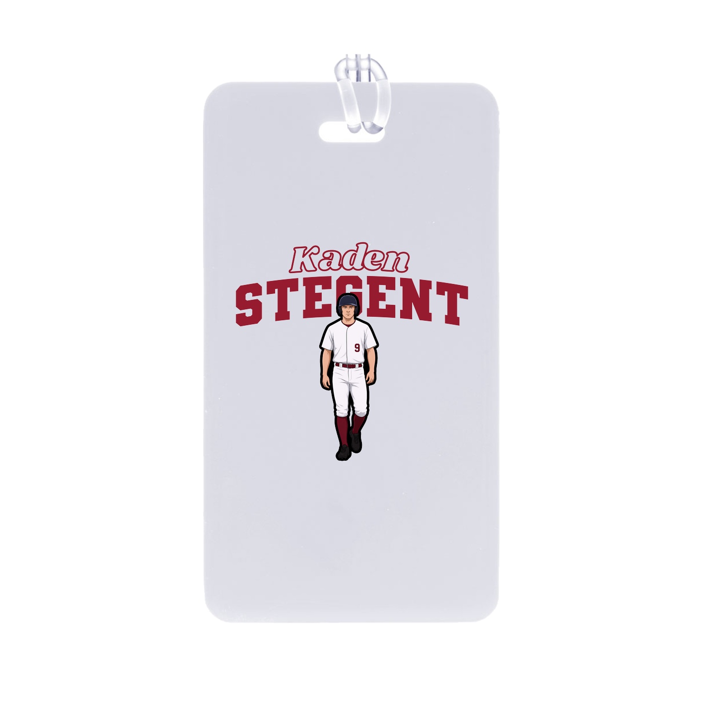Bag Tag — Name Arch in Classic