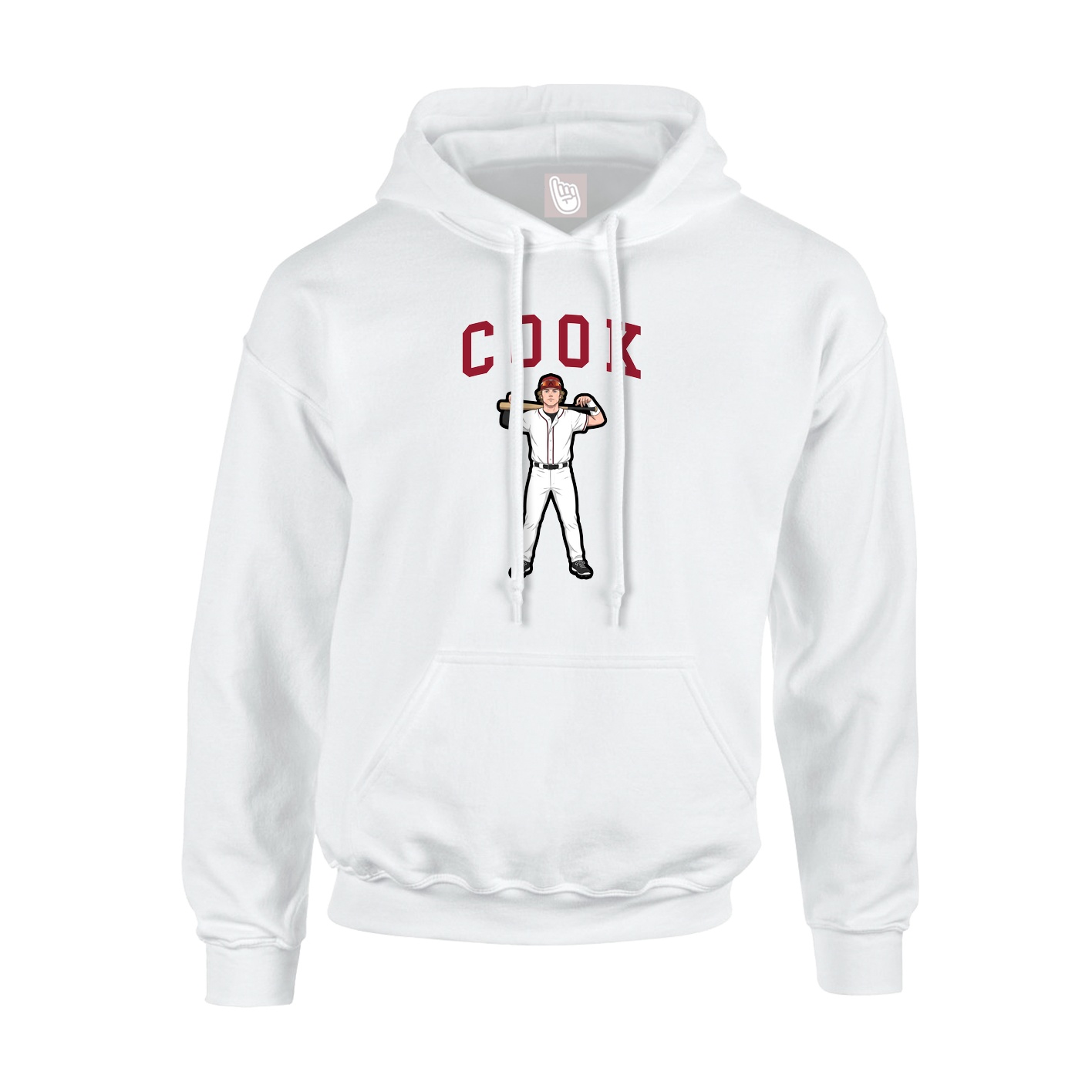 Hoodie — Shirsey in White