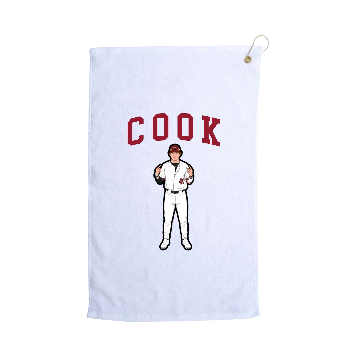 Golf Towel — Shirsey in White