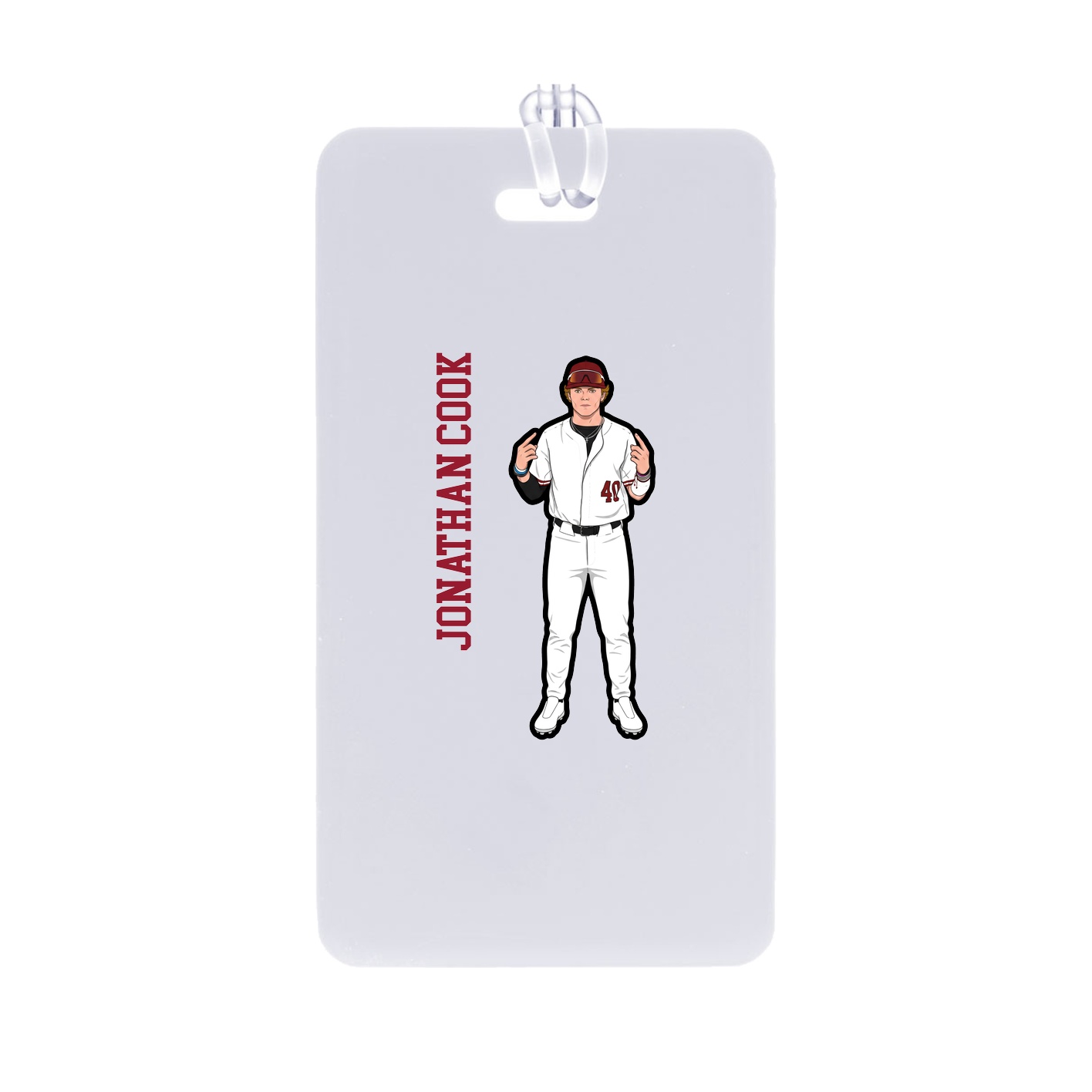 Bag Tag — Name Vertical in Classic