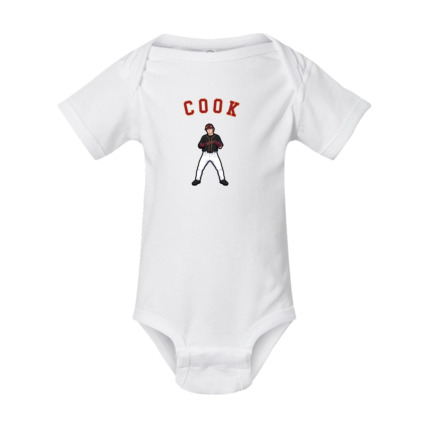 Baby Onesie — Shirsey Arch in White