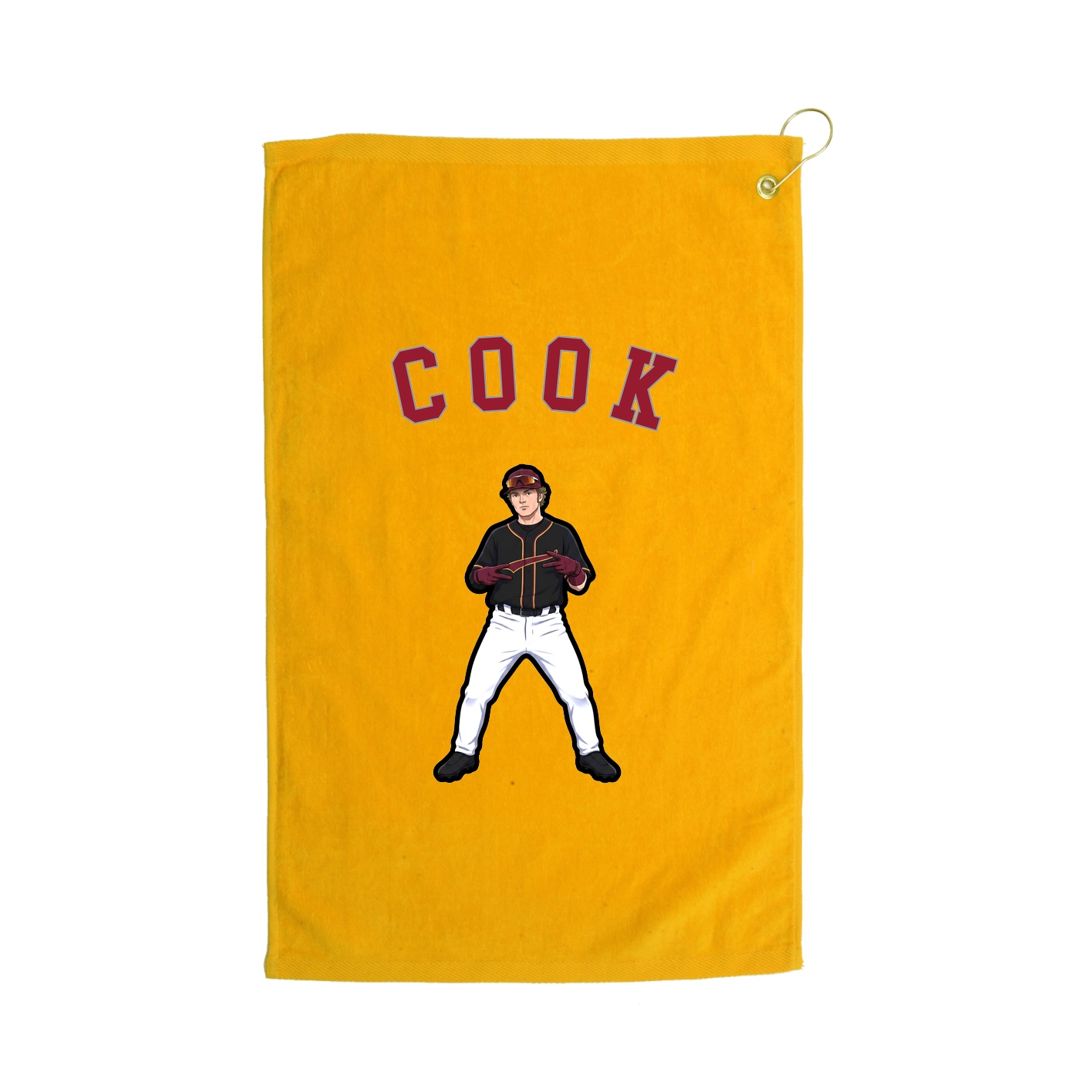 Golf Towel — Shirsey Arch in Gold