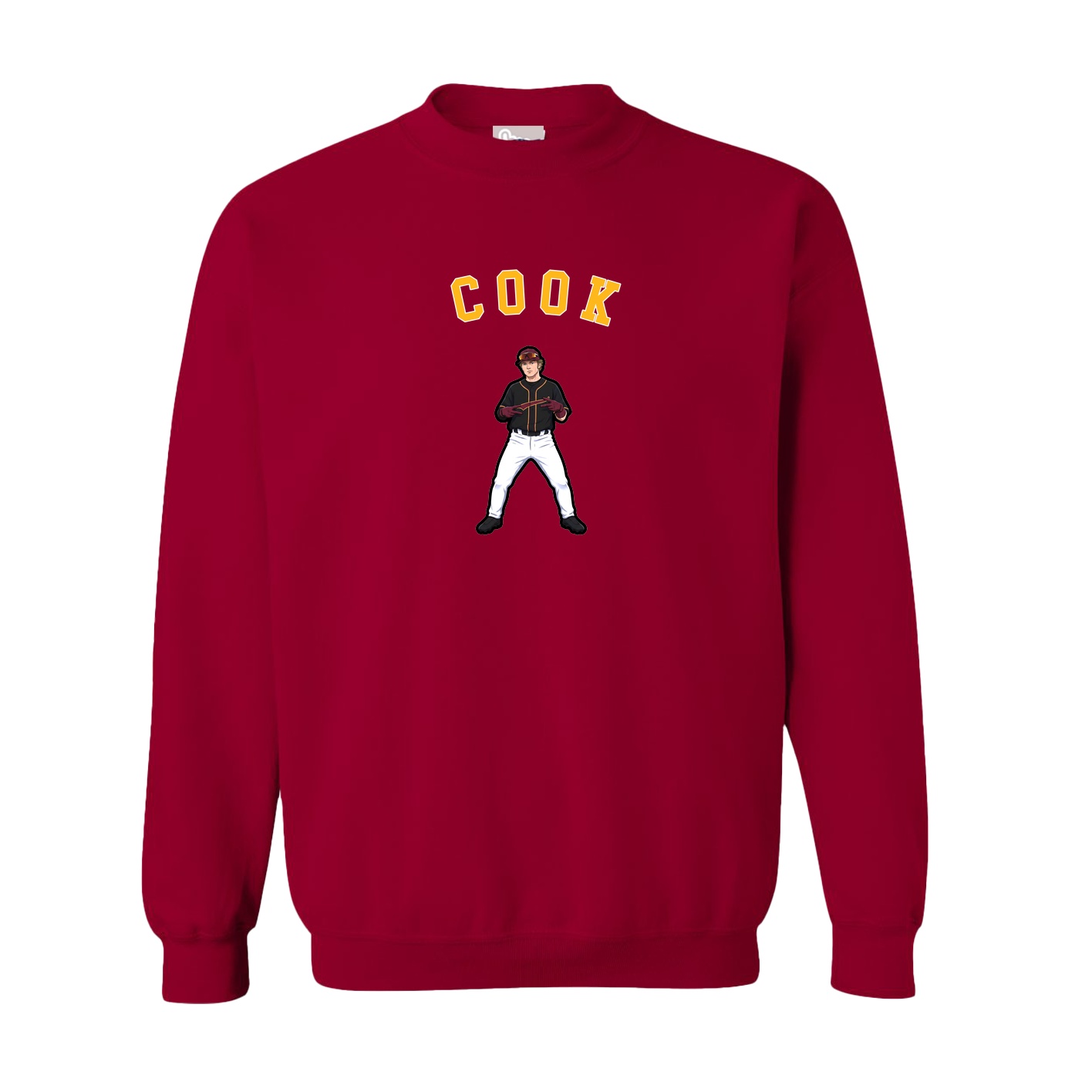 Fleece Crew — Shirsey Arch in Cardinal