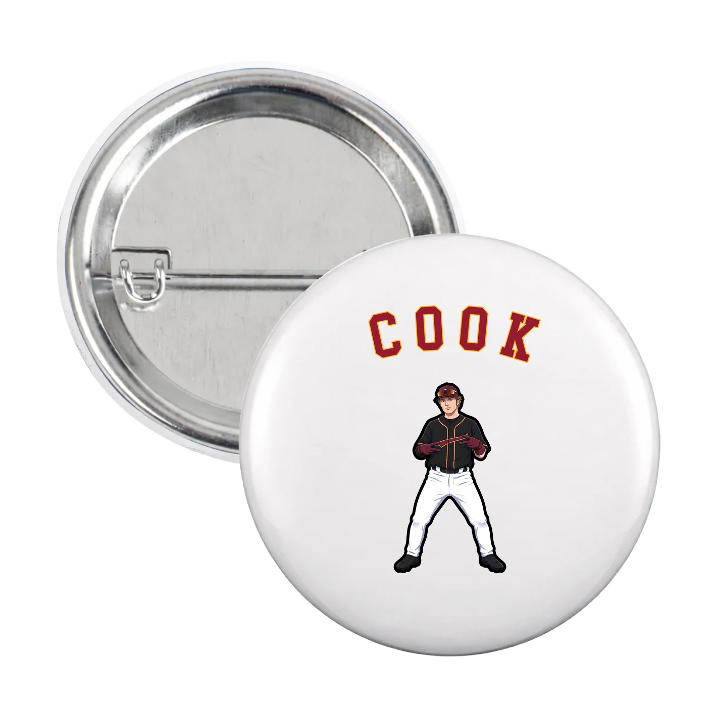 Game Day Button — Shirsey Arch in White