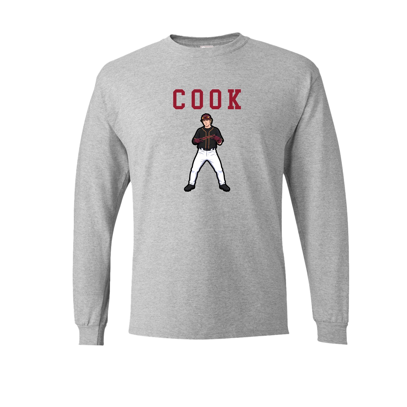 Long Sleeve Tee — Shirsey in Grey