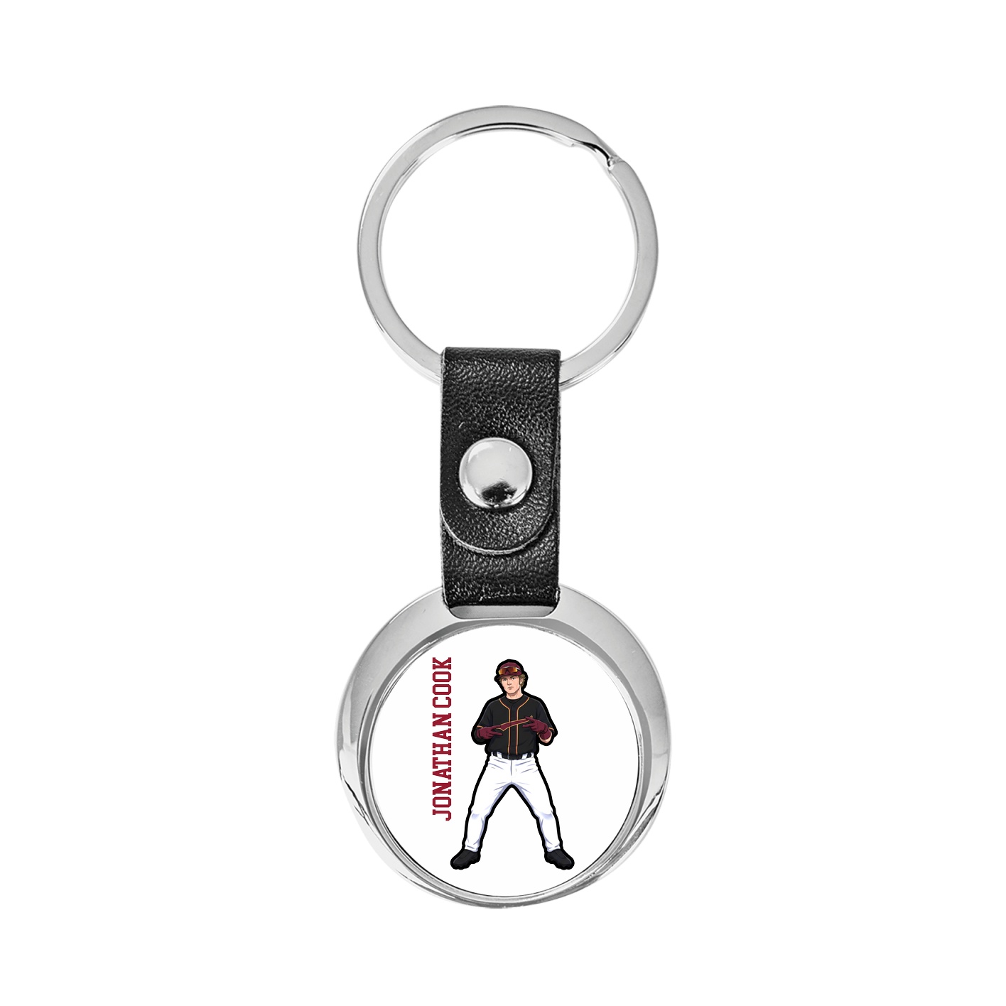 Key Chain — Name Vertical in Classic