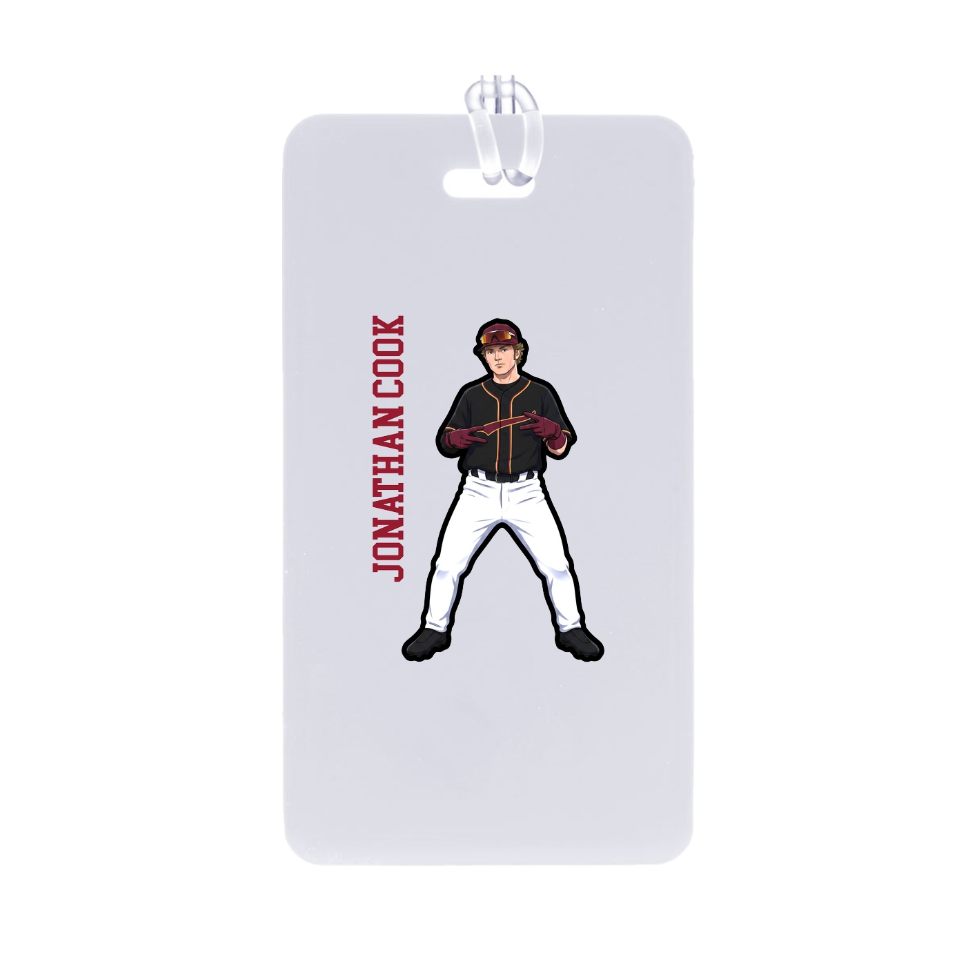 Bag Tag — Name Vertical in Classic