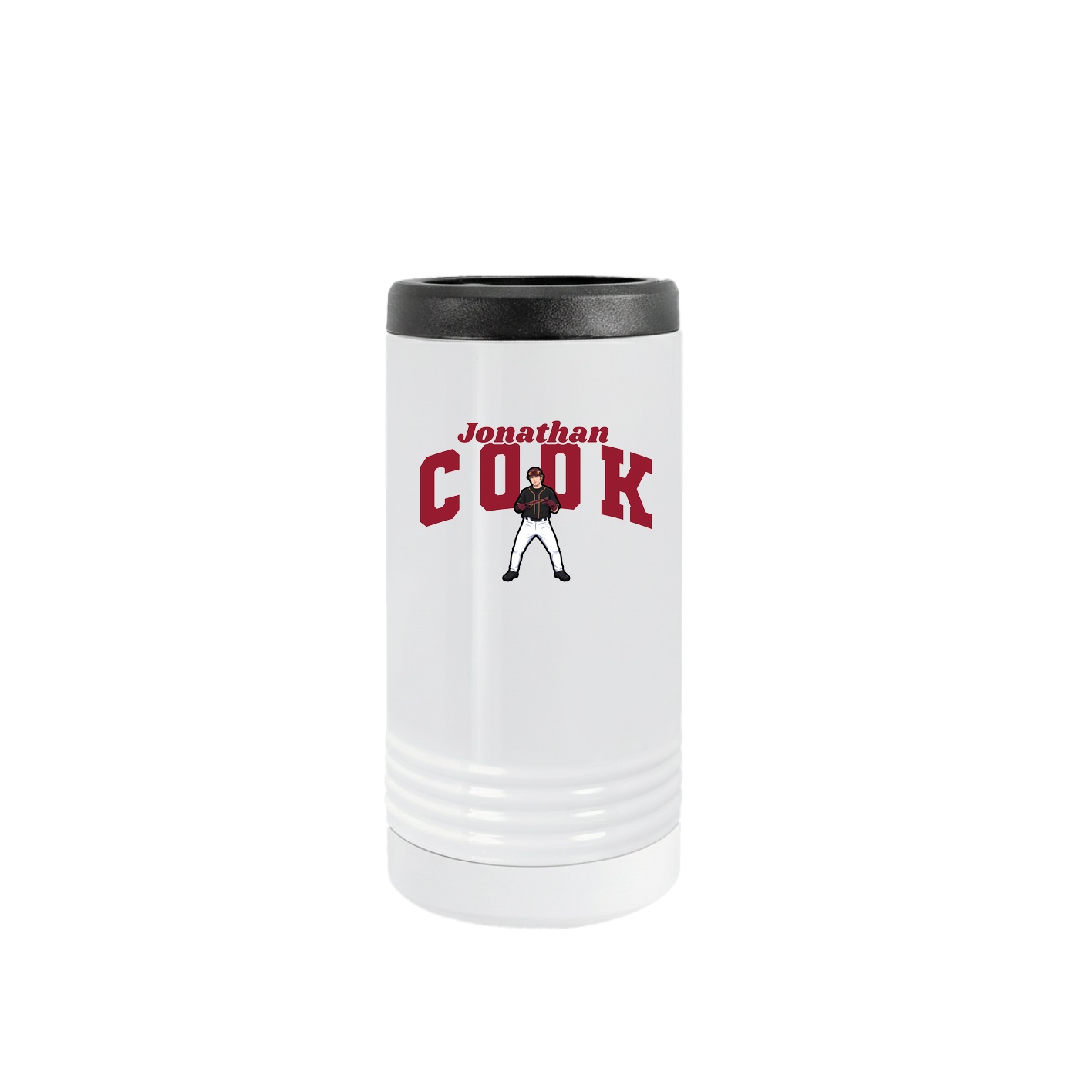 Slim Beverage Holder — Signature Arch in White