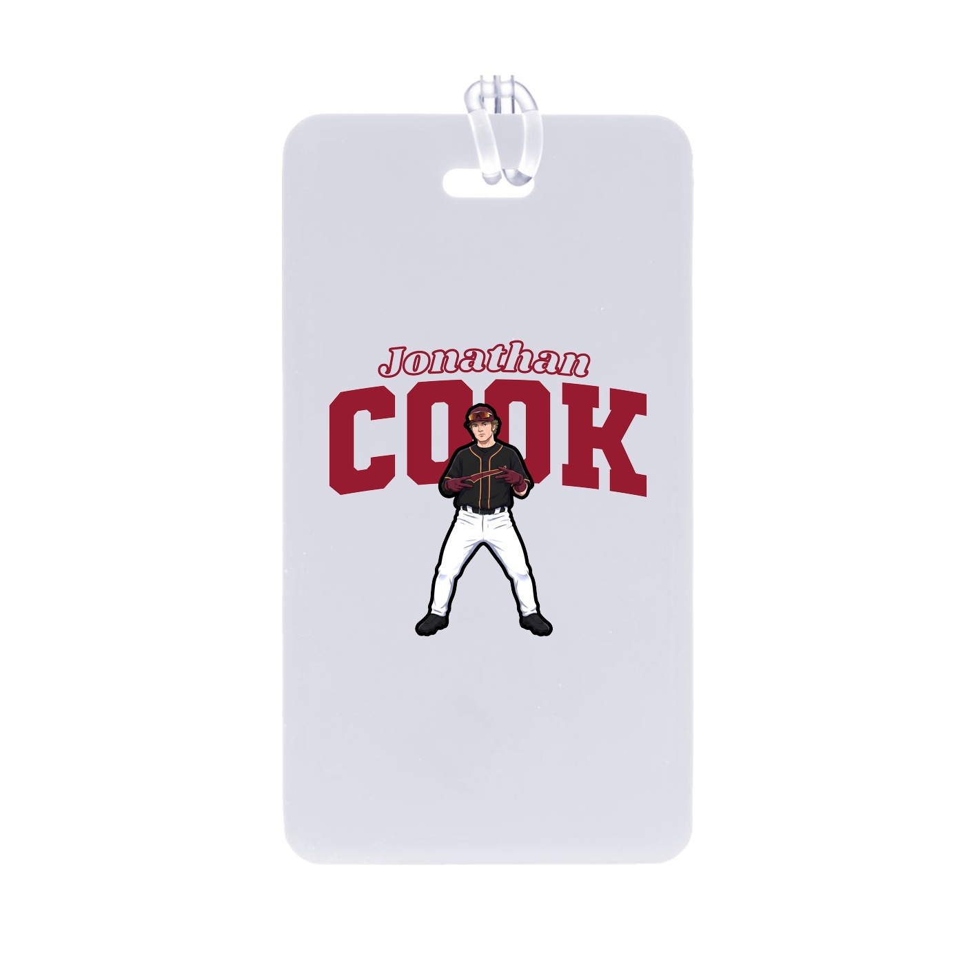 Bag Tag — Name Arch in Classic