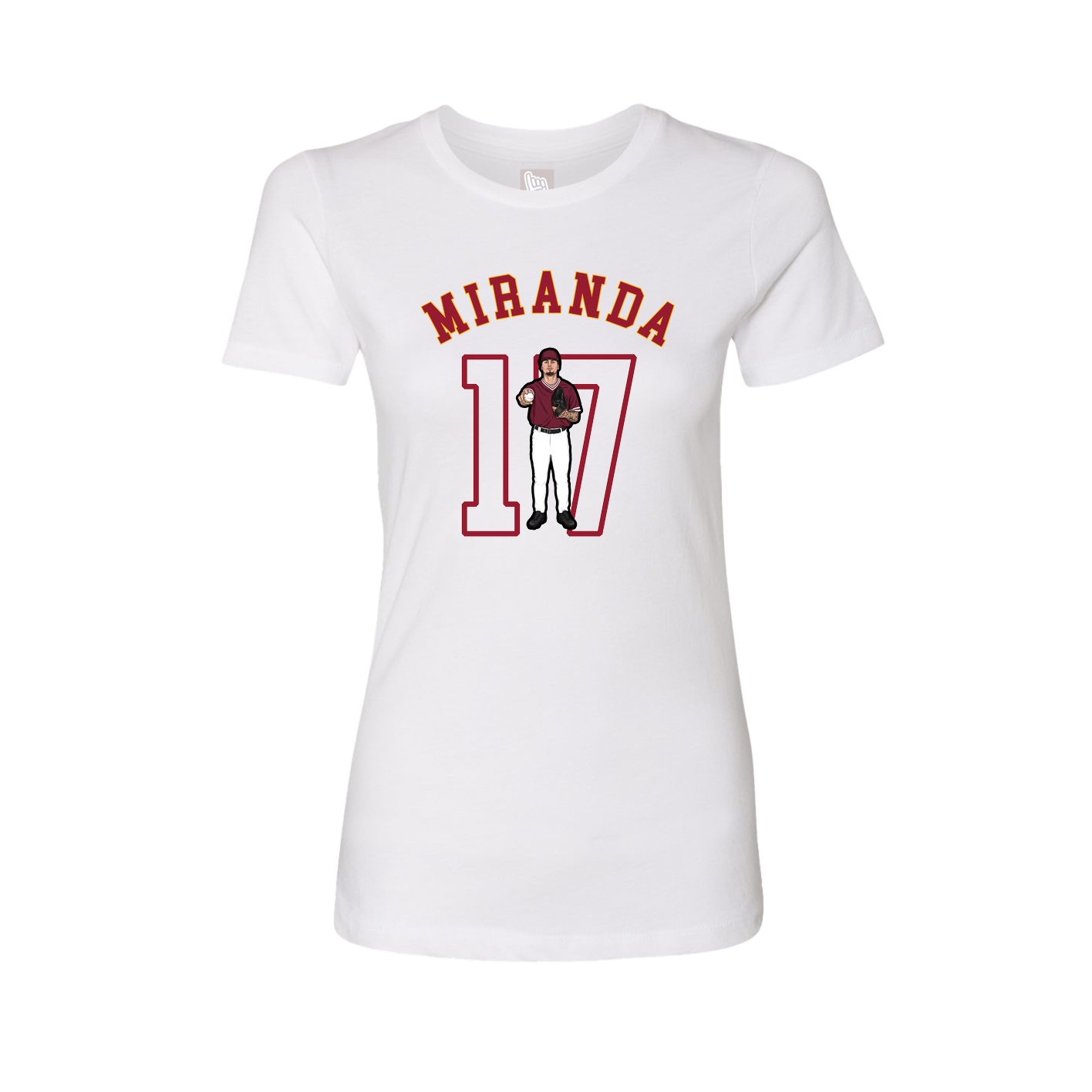 Womens Tee — Shirsey Arch in White