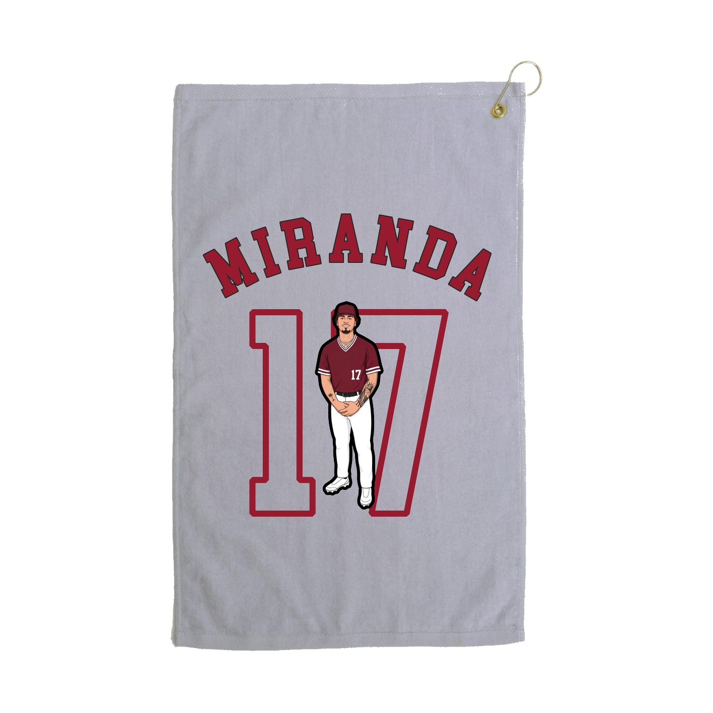 Golf Towel — Shirsey Arch in Grey
