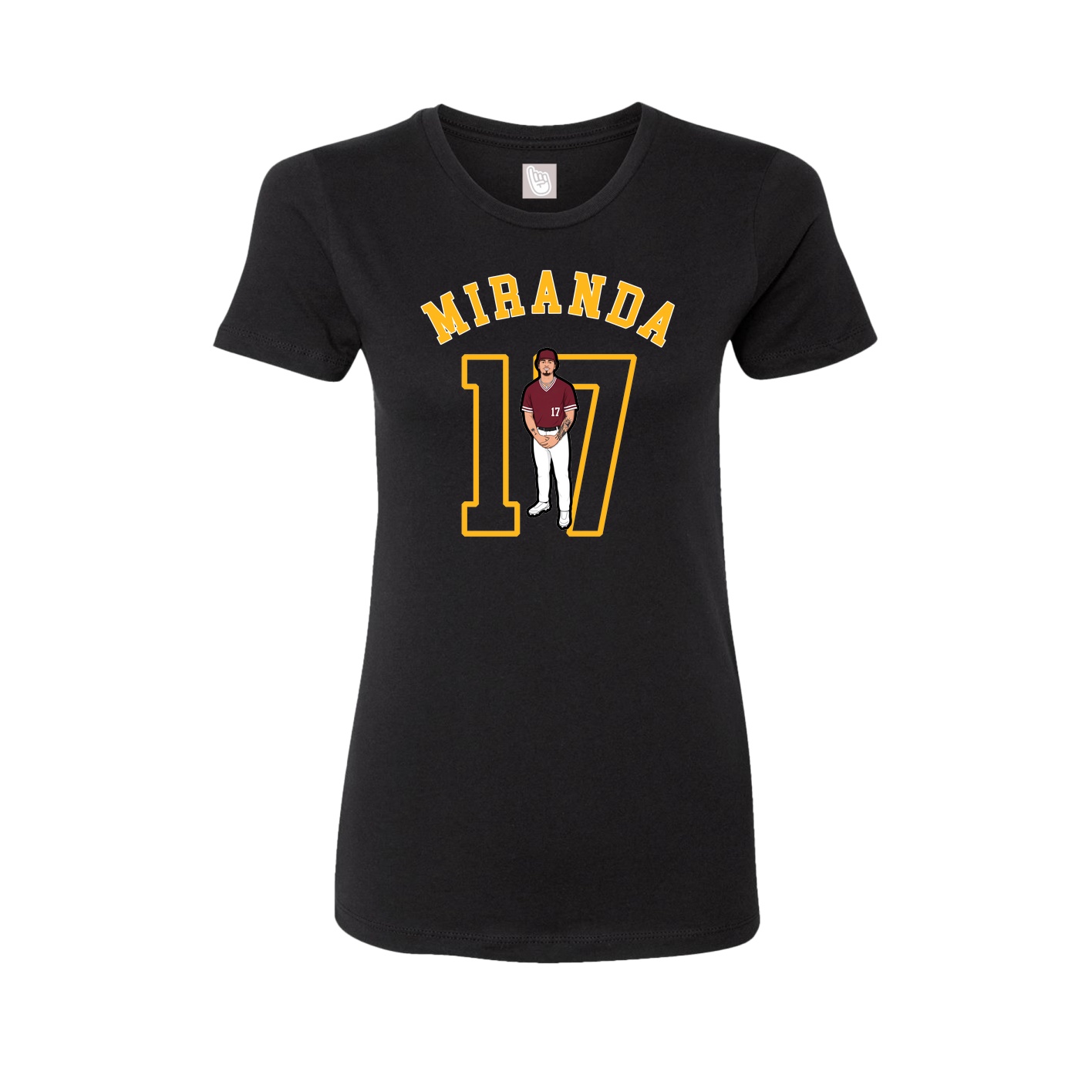 Womens Tee — Shirsey Arch in Black