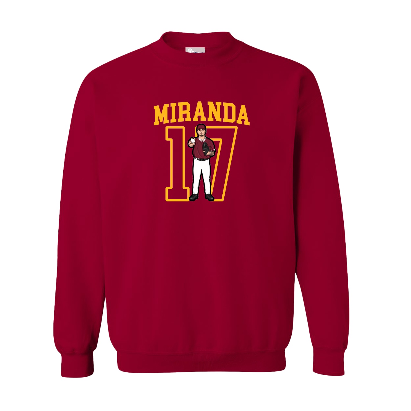 Fleece Crew — Shirsey in Cardinal