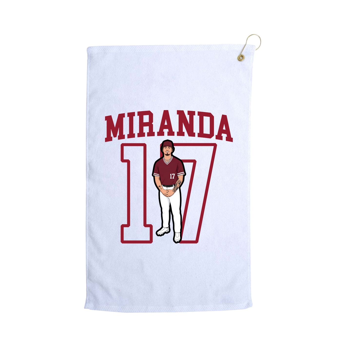 Golf Towel — Shirsey in White