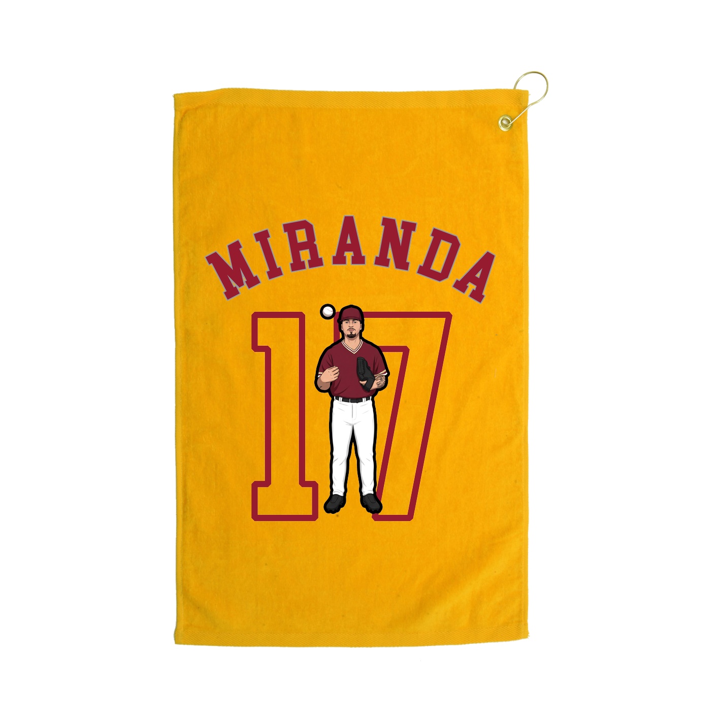 Golf Towel — Shirsey Arch in Gold