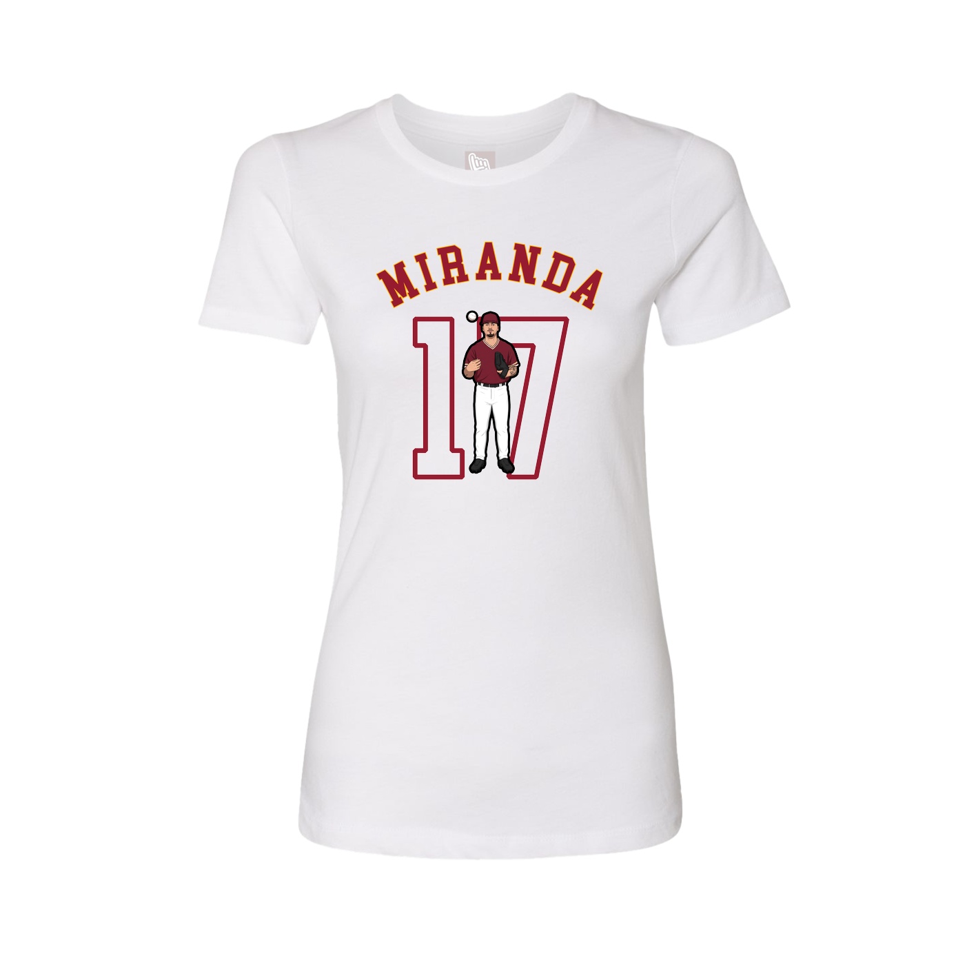 Womens Tee — Shirsey Arch in White