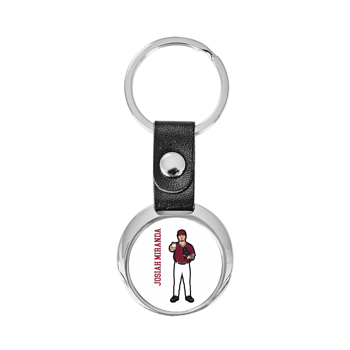 Key Chain — Name Vertical in Classic