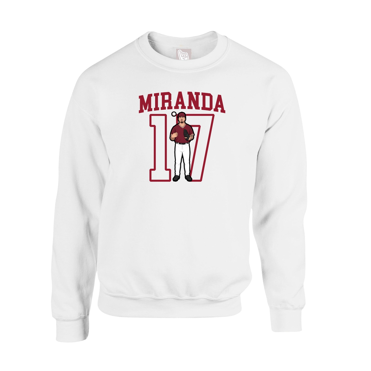 Fleece Crew — Shirsey in White