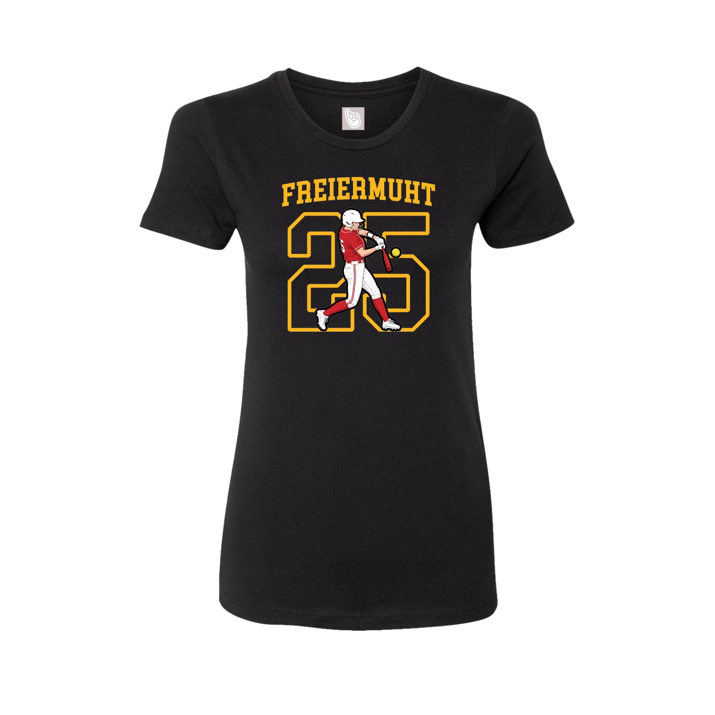 Fitted Women's Tee — Shirsey in Black