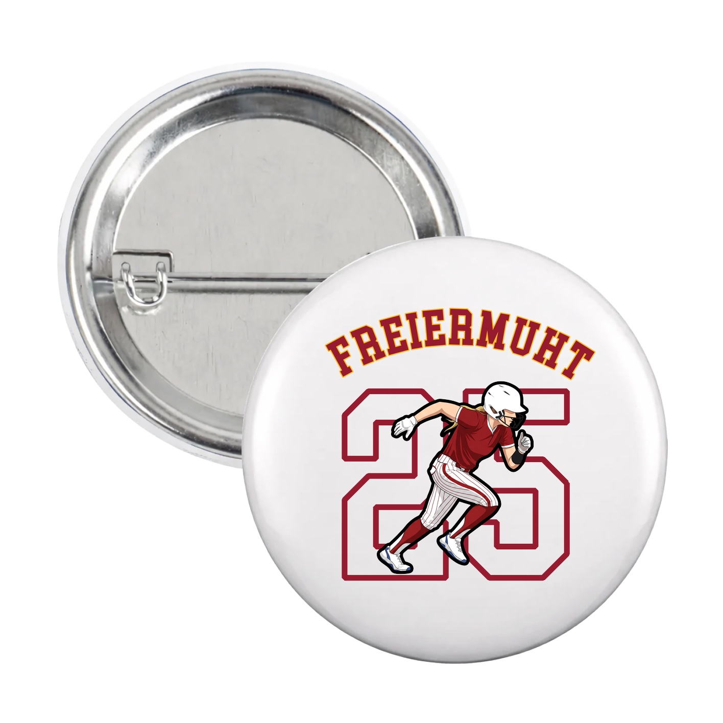 Game Day Button — Shirsey Arch in White