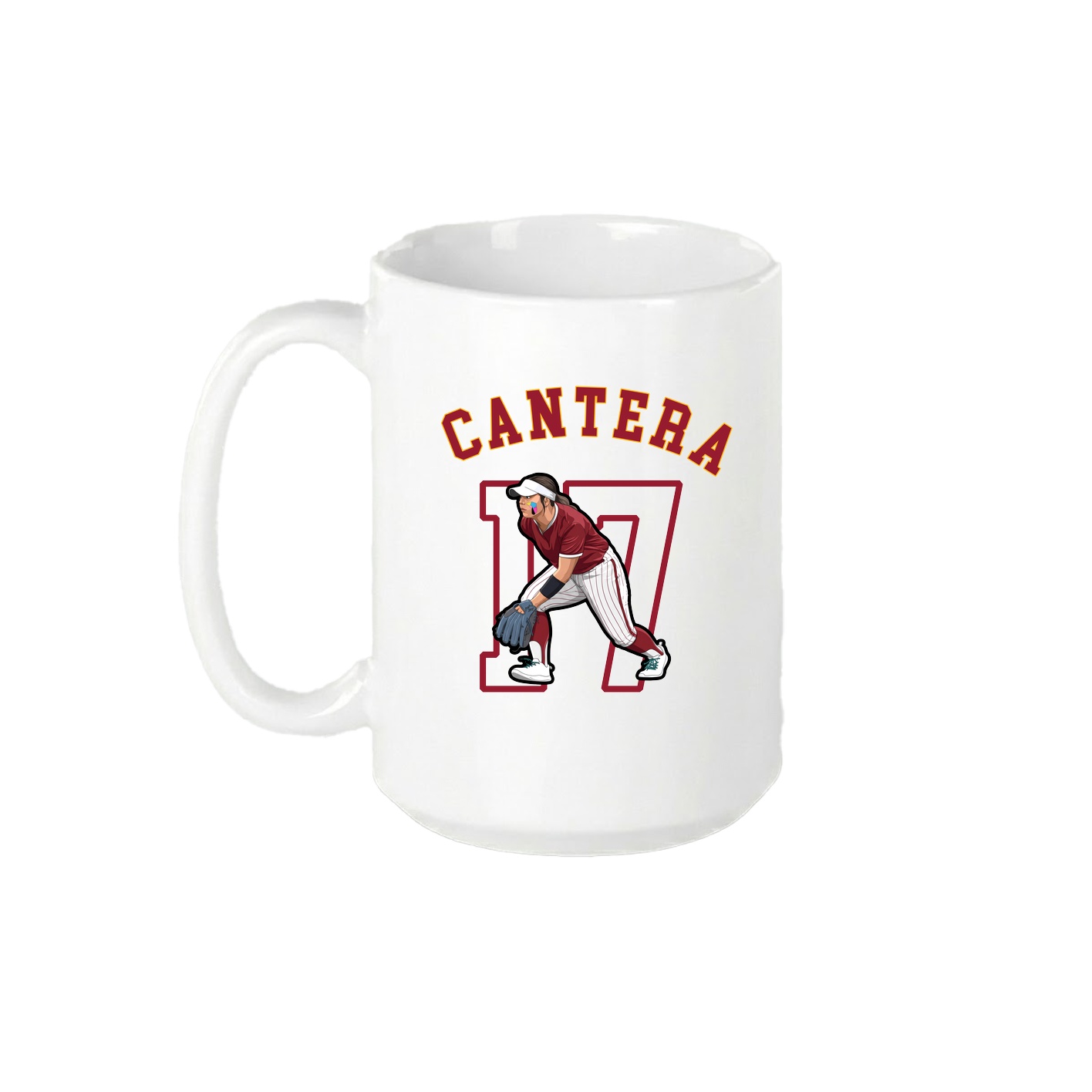 15oz Coffee Mug — Shirsey Arch in White