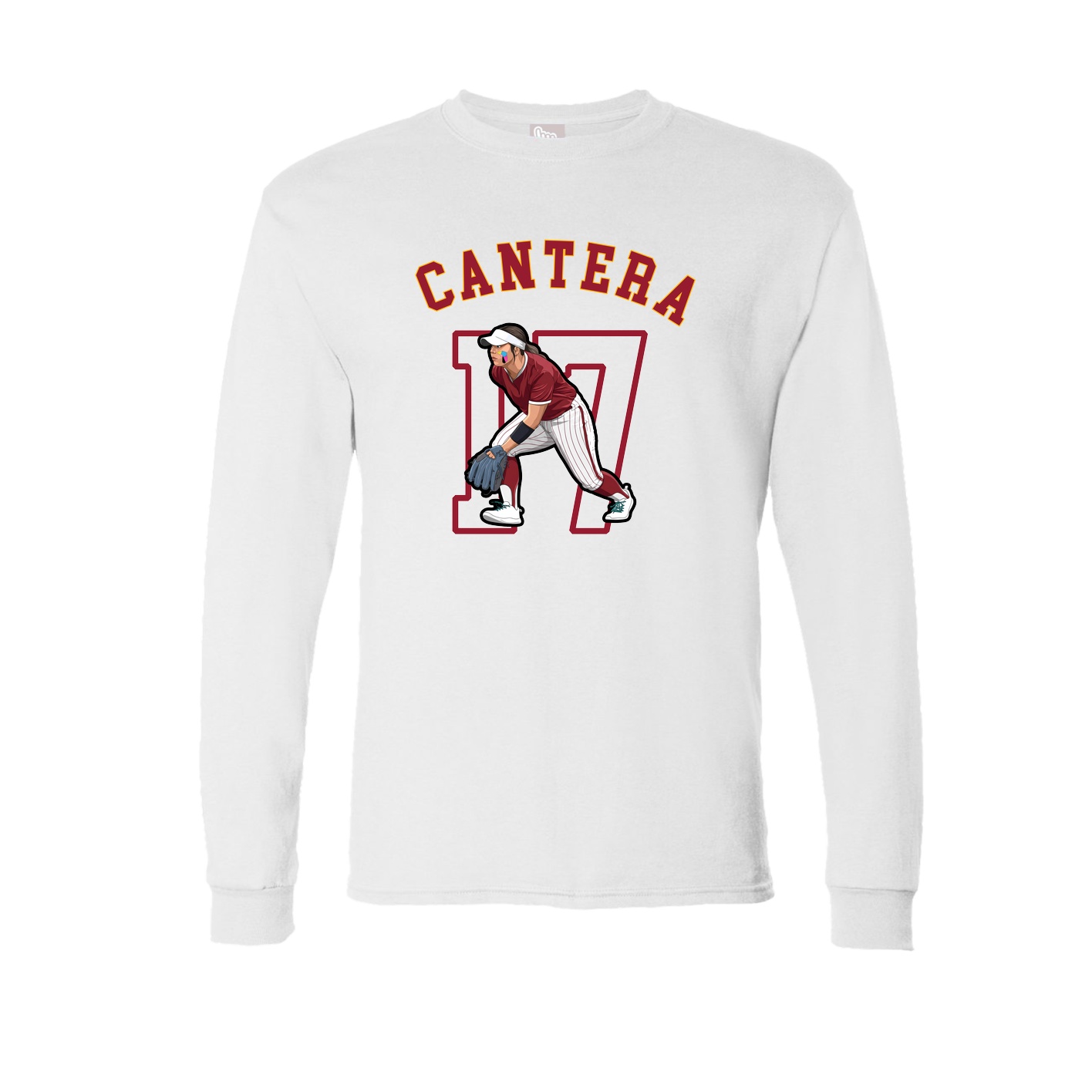 Long Sleeve Tee — Shirsey Arch in White