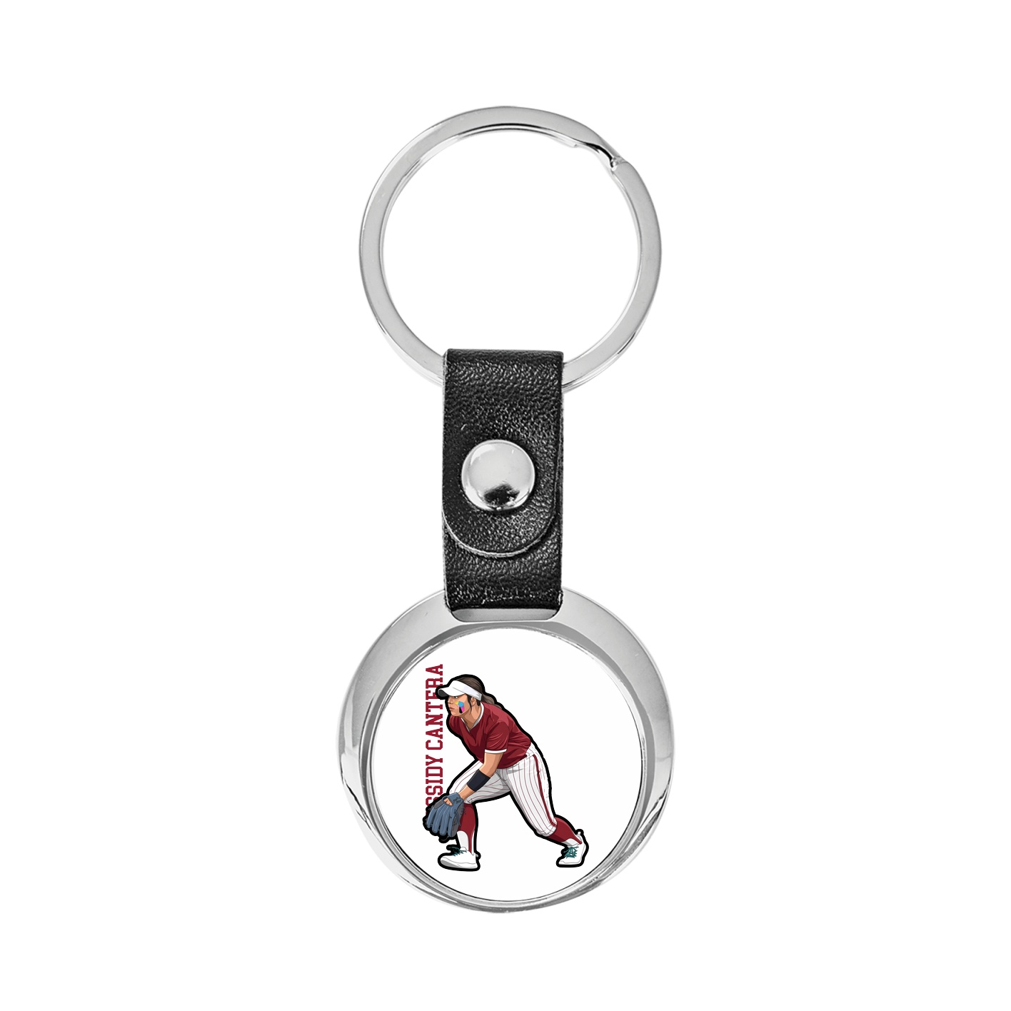 Key Chain — Name Vertical in Classic