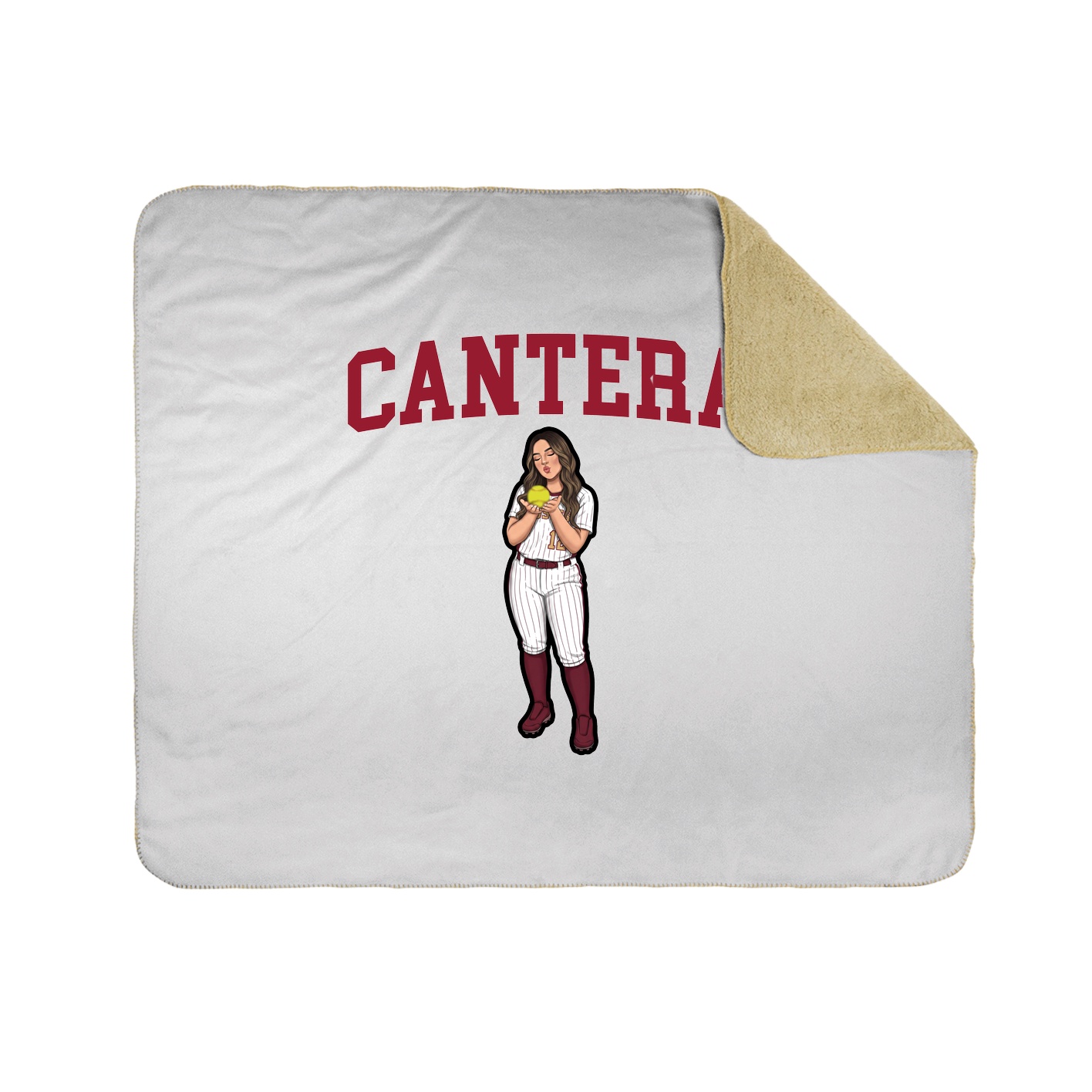 Throw Blanket — Shirsey in White