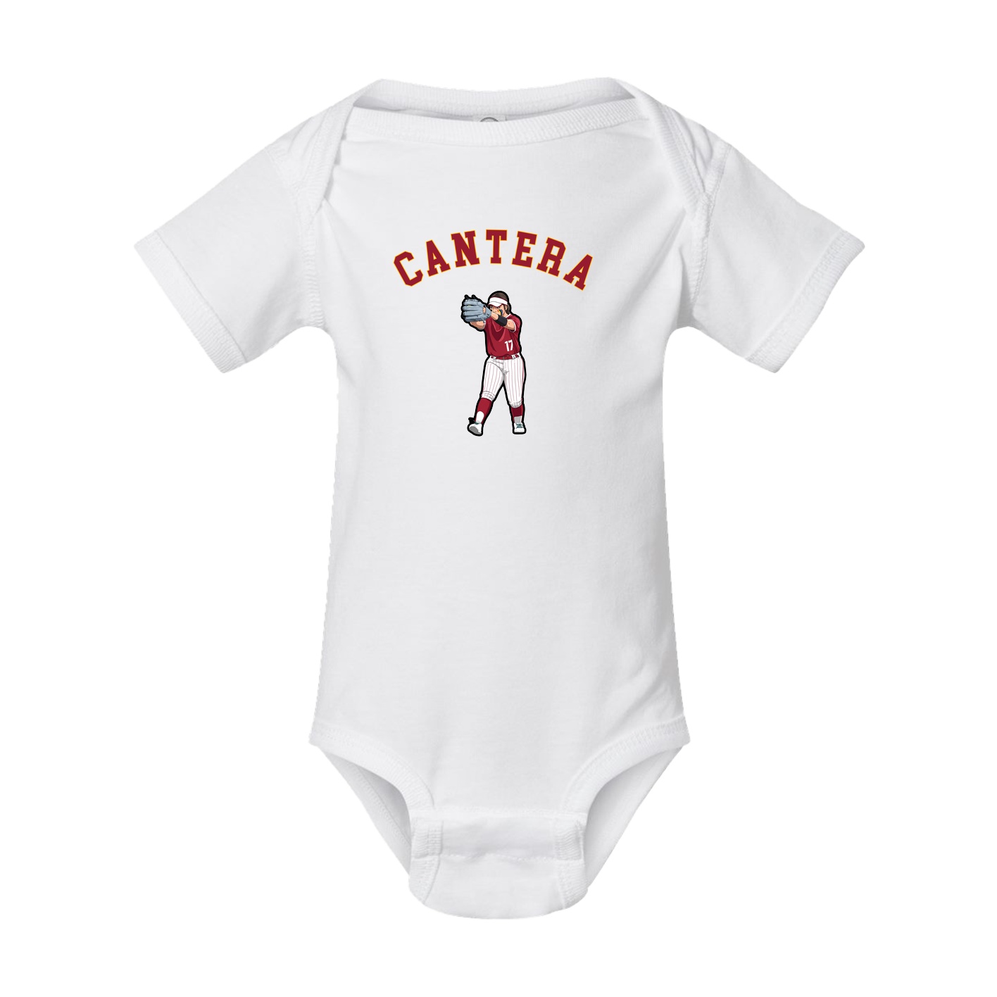 Baby Onesie — Shirsey Arch in White