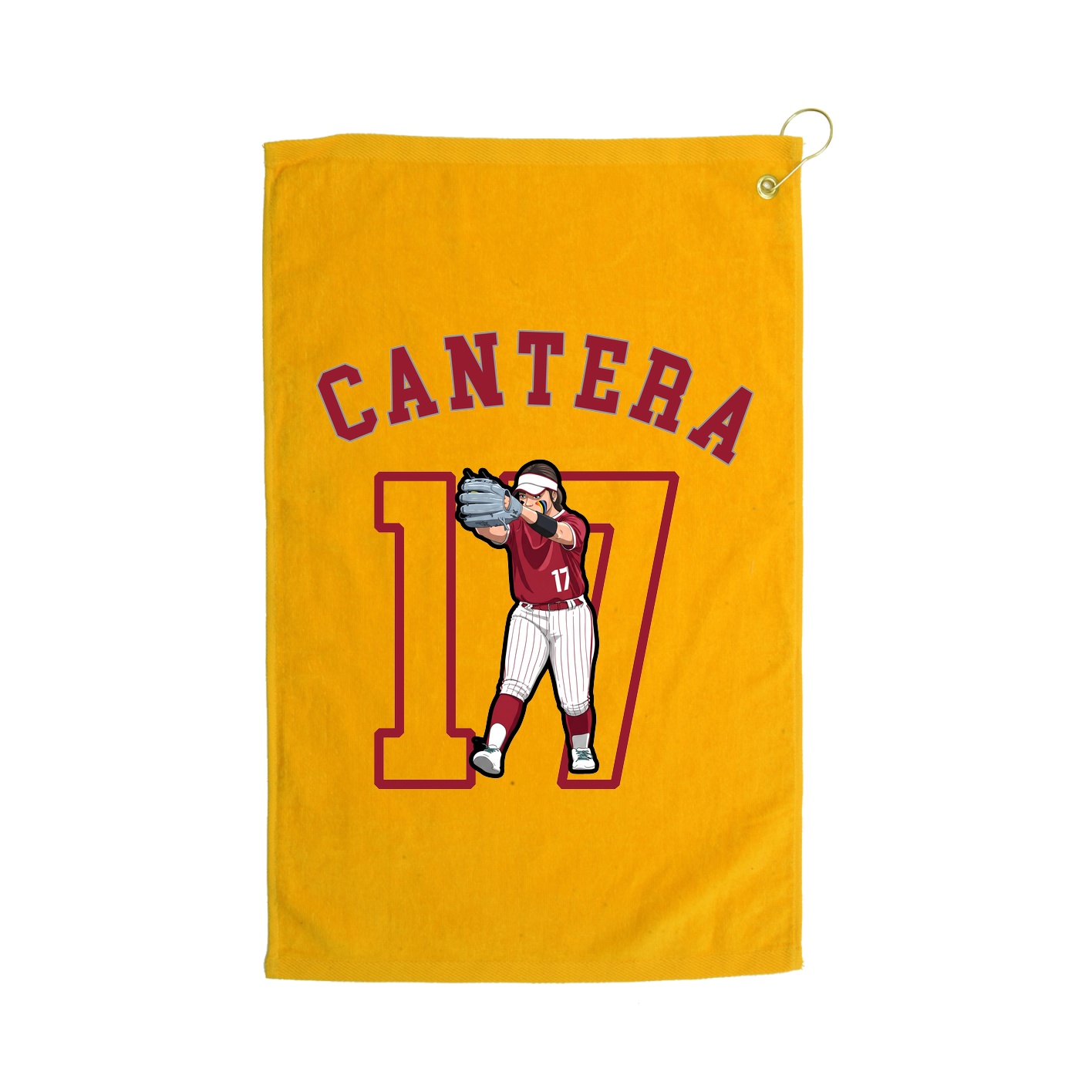 Golf Towel — Shirsey Arch in Gold