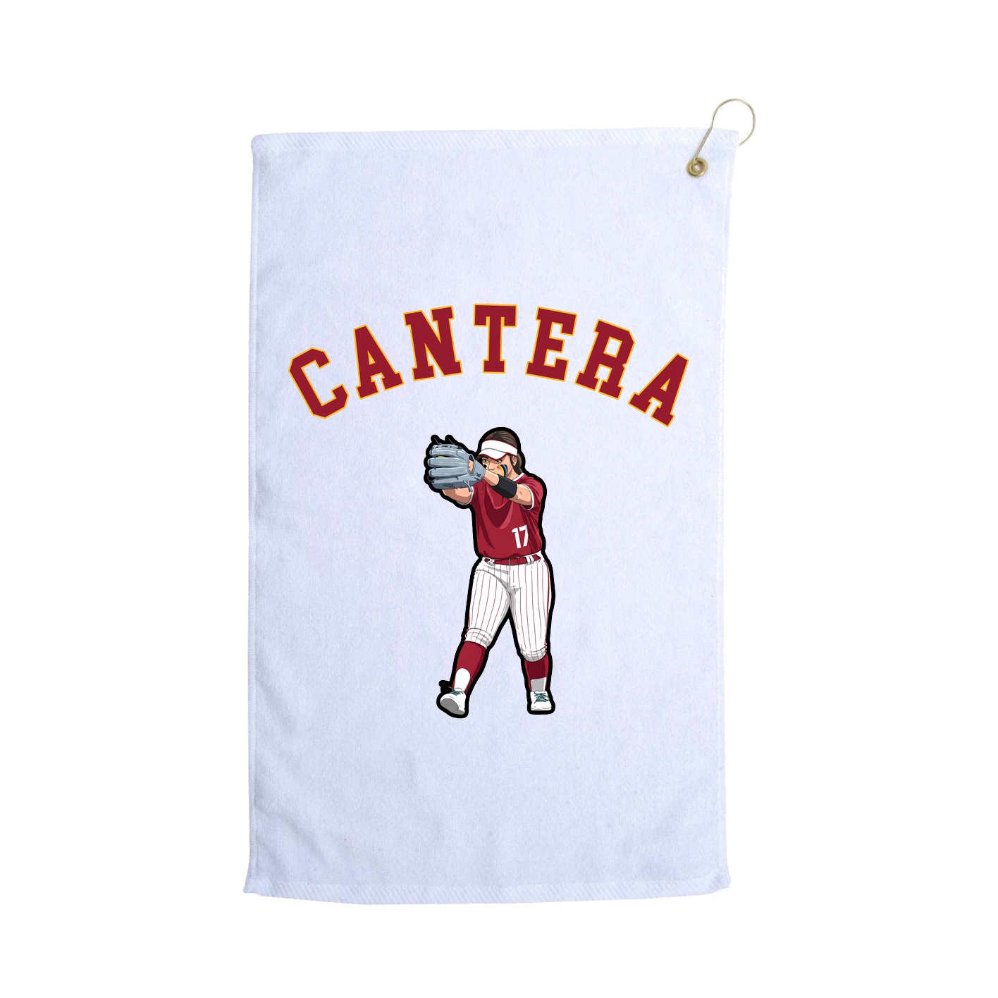 Golf Towel — Shirsey Arch in White