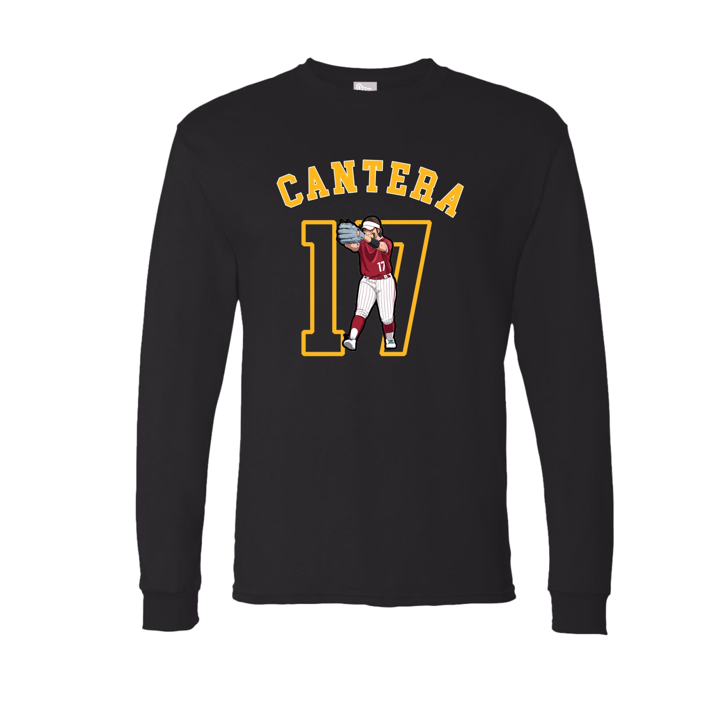 Long Sleeve Tee — Shirsey Arch in Black