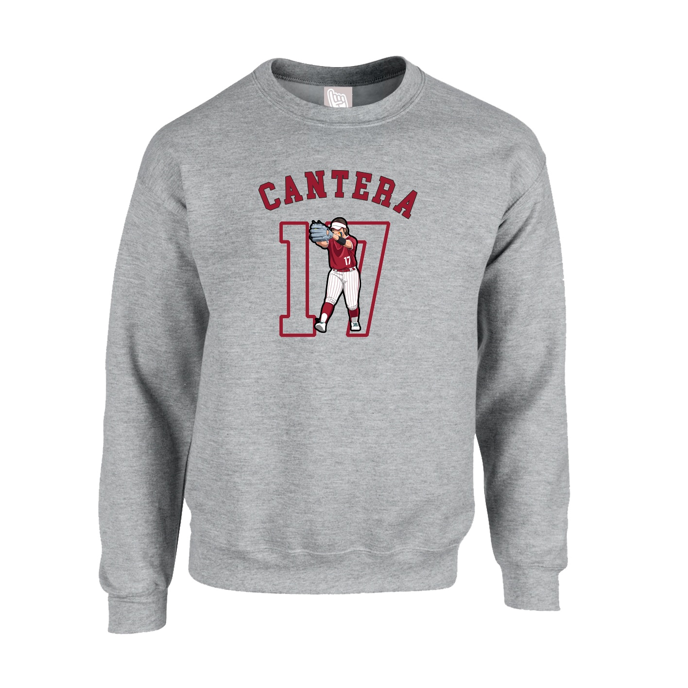 Fleece Crew — Shirsey Arch in Grey