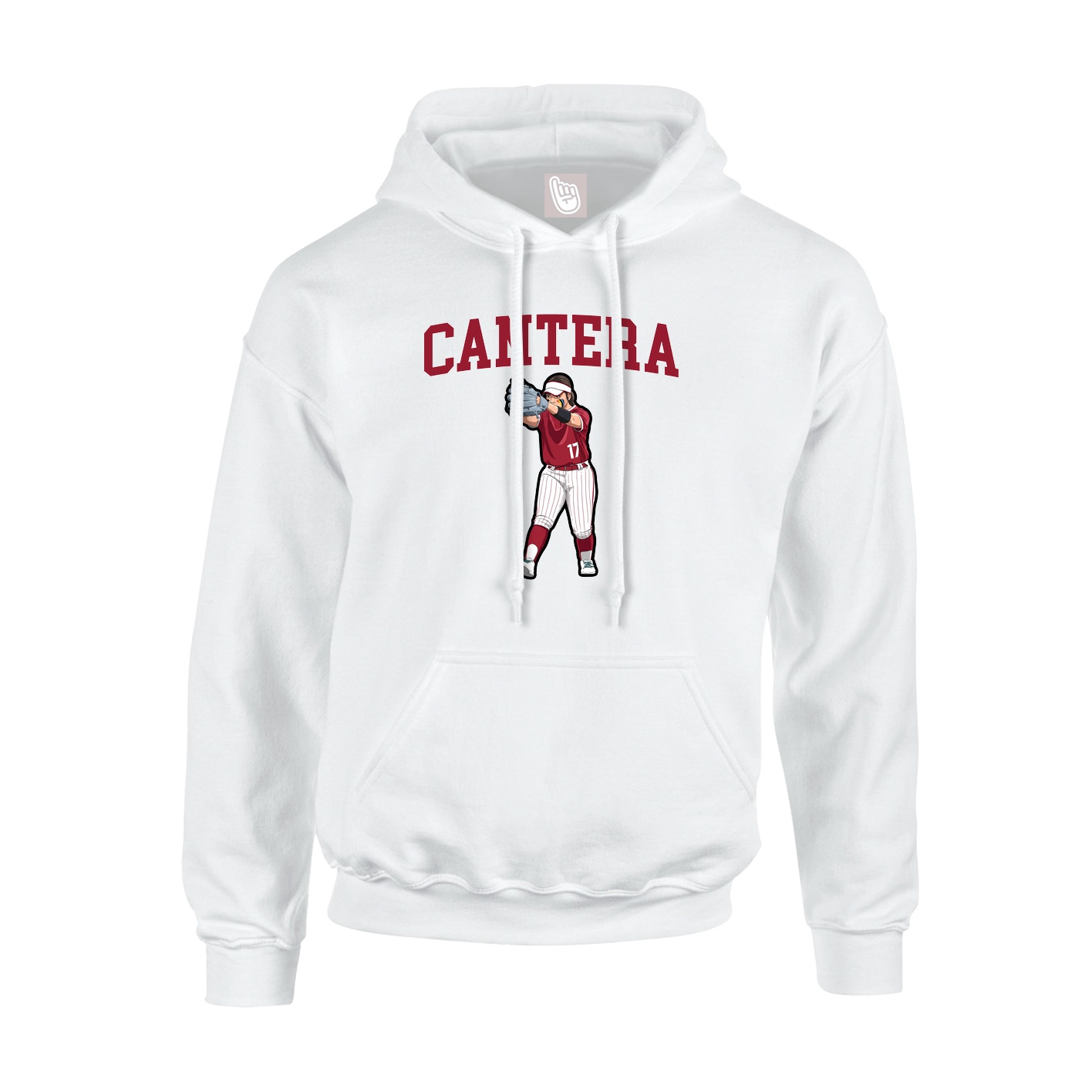 Hoodie — Shirsey in White