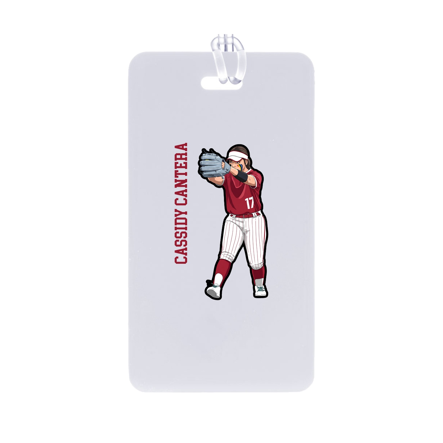 Bag Tag — Name Vertical in Classic