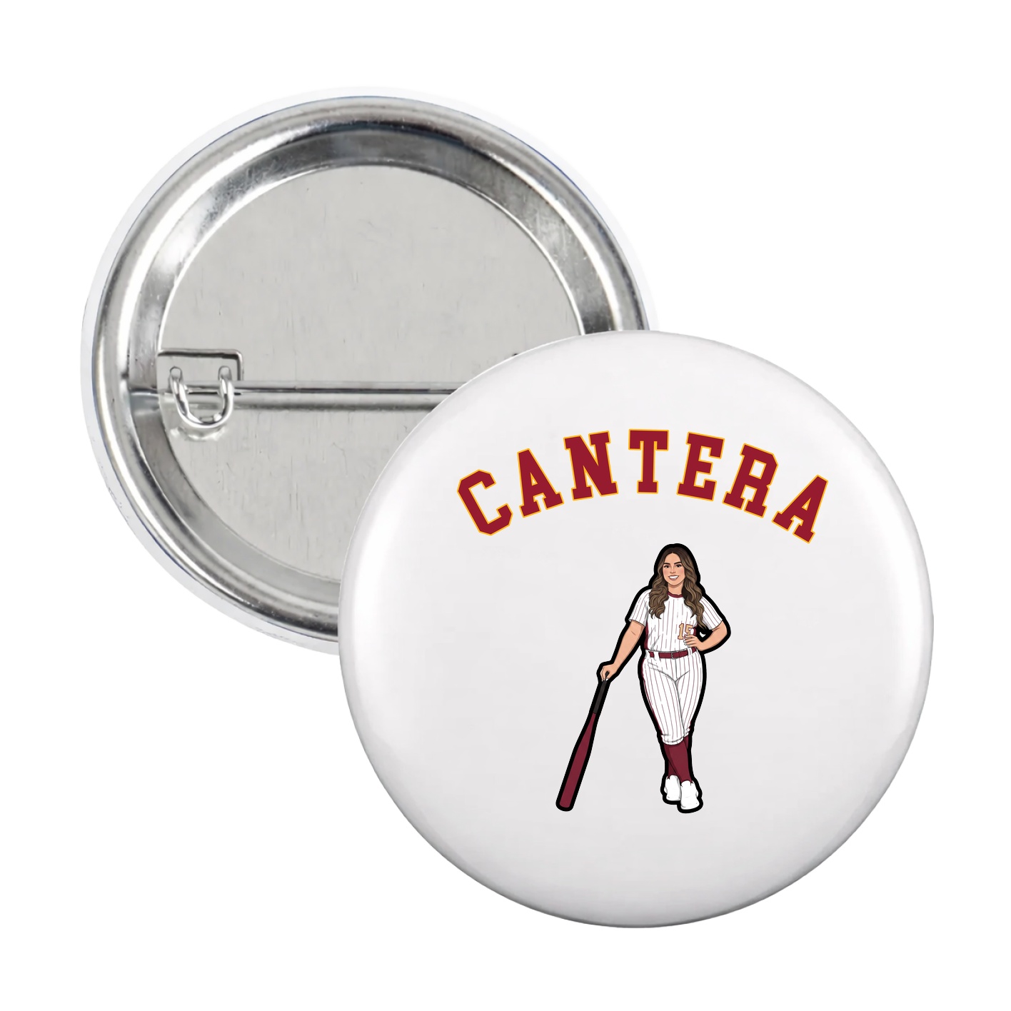 Game Day Button — Shirsey Arch in White