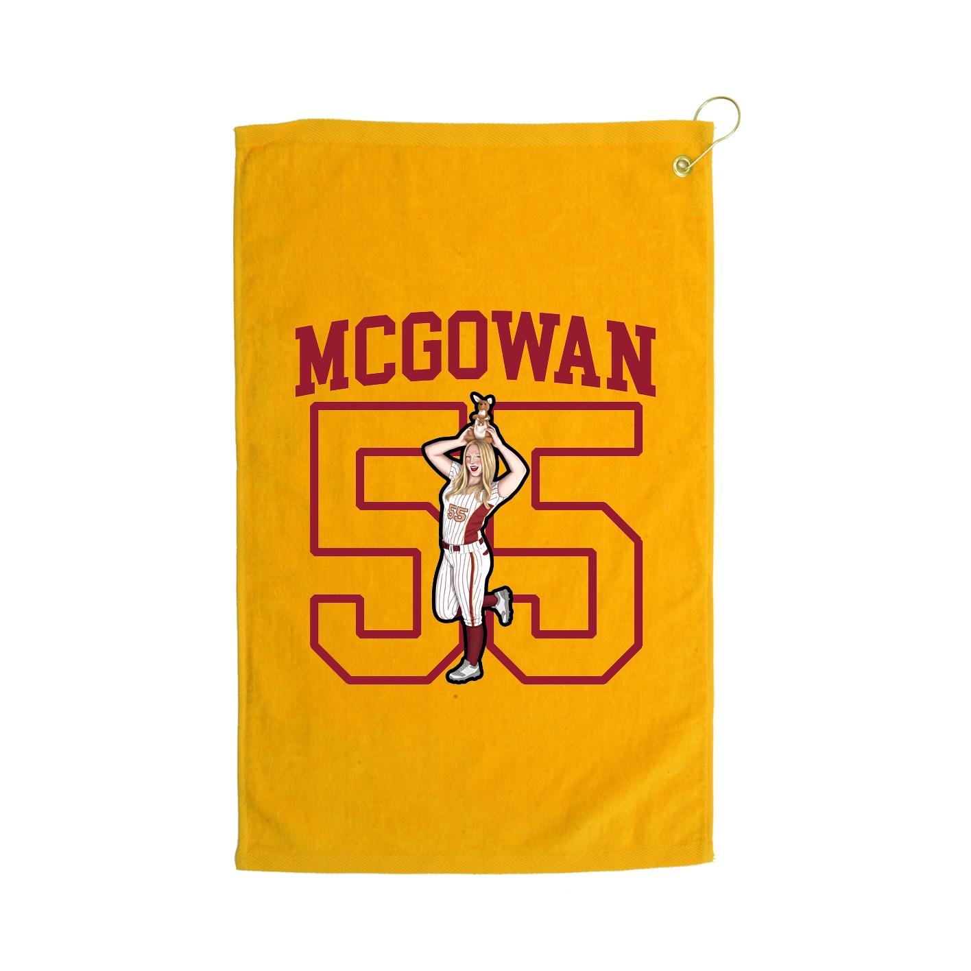 Golf Towel — Shirsey in Gold