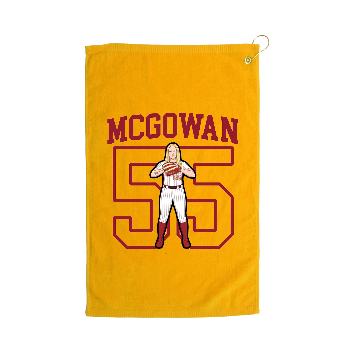 Golf Towel — Shirsey in Gold
